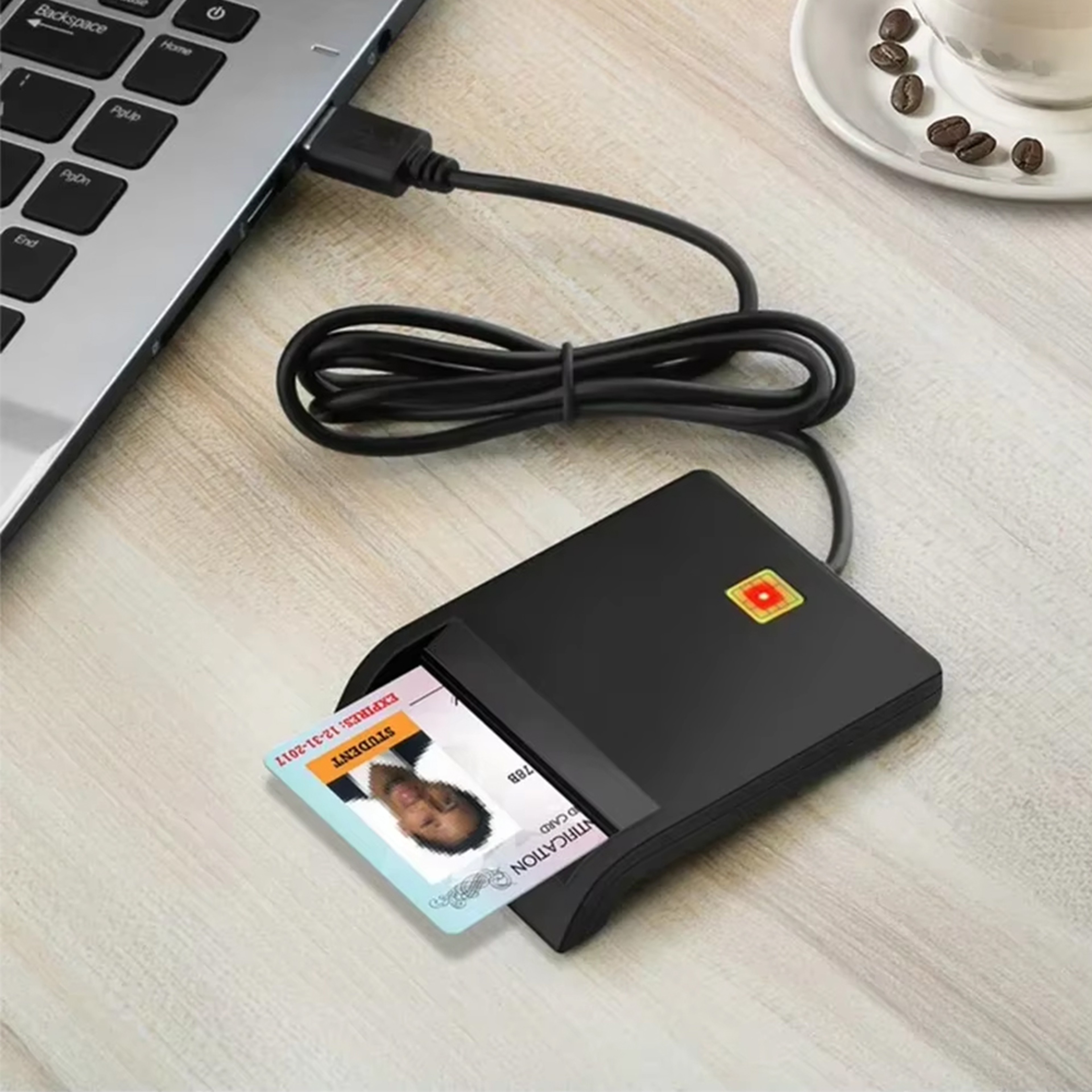 USB Smart Card Reader For CAC DNIe IC ID And SIM Cards Windows Compatible 1