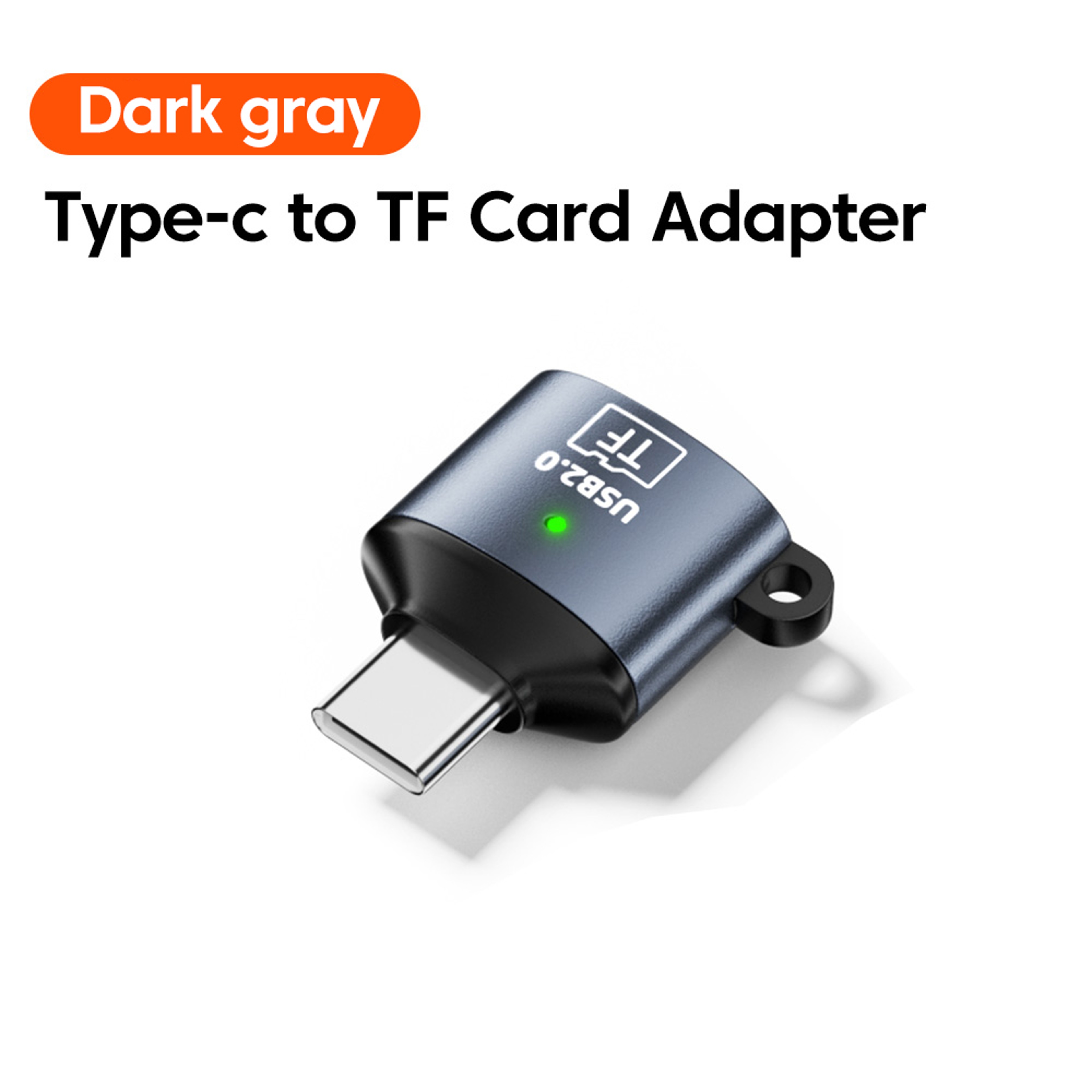 Portable USB C USB TF Memory Card Reader For Laptop PC And Mobile Devices 9