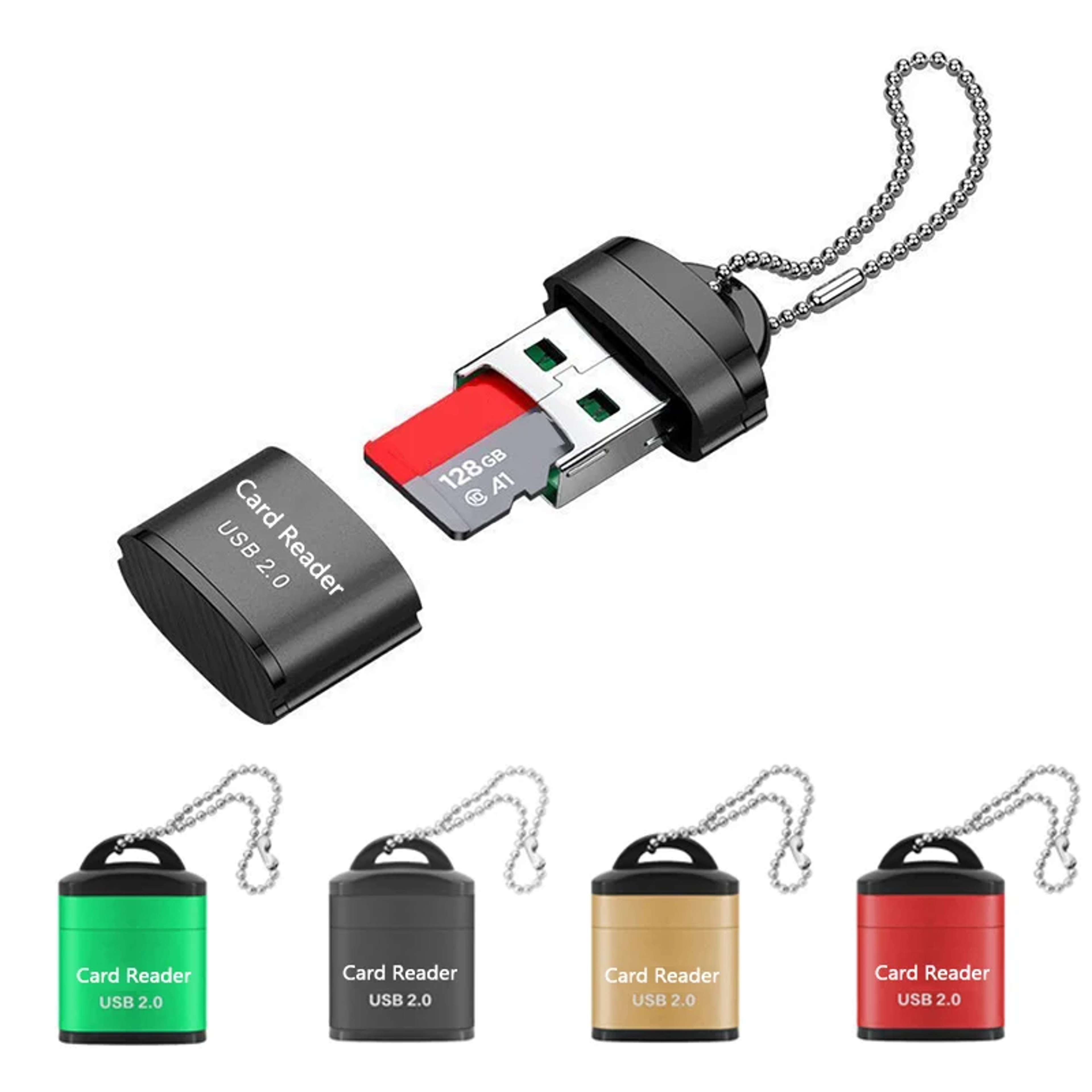 Mini USB Micro SD TF Card Reader High Speed Memory Card Adapter 0