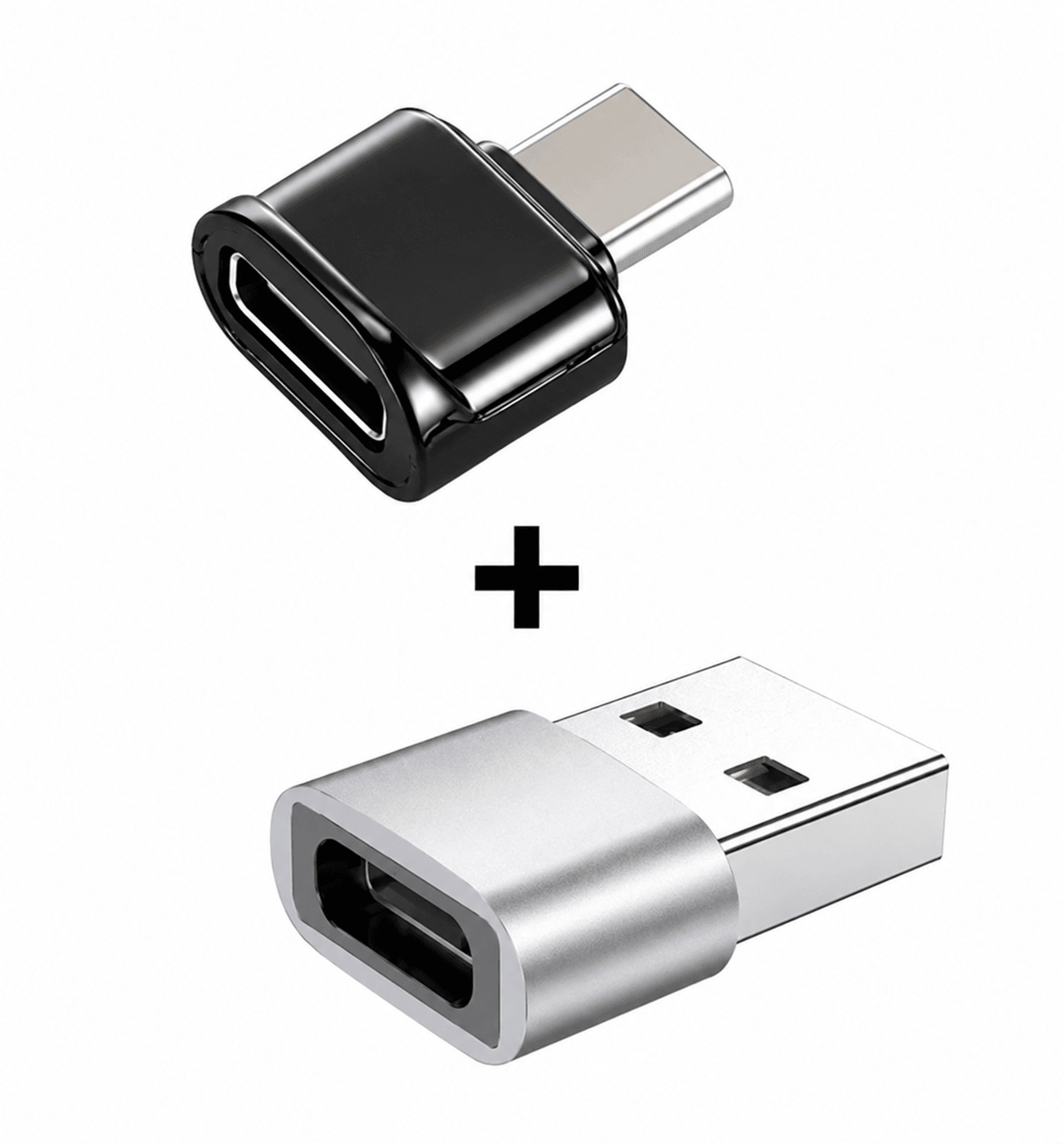USB C TF Card Reader And USB Adapter For IPhone Smartphones 0