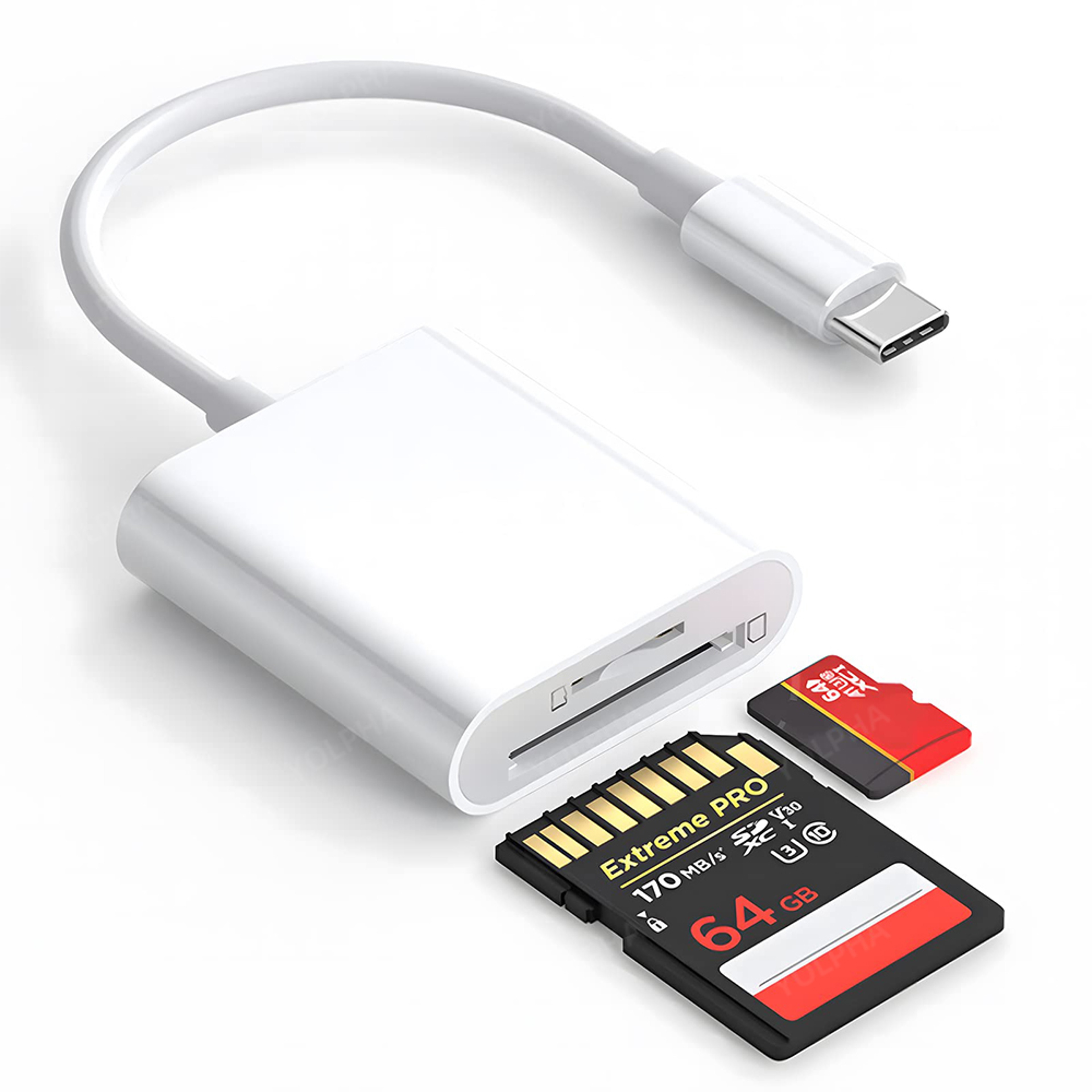 USB C SD Micro SD Card Reader Adapter For Phones MacBook And Laptops 1