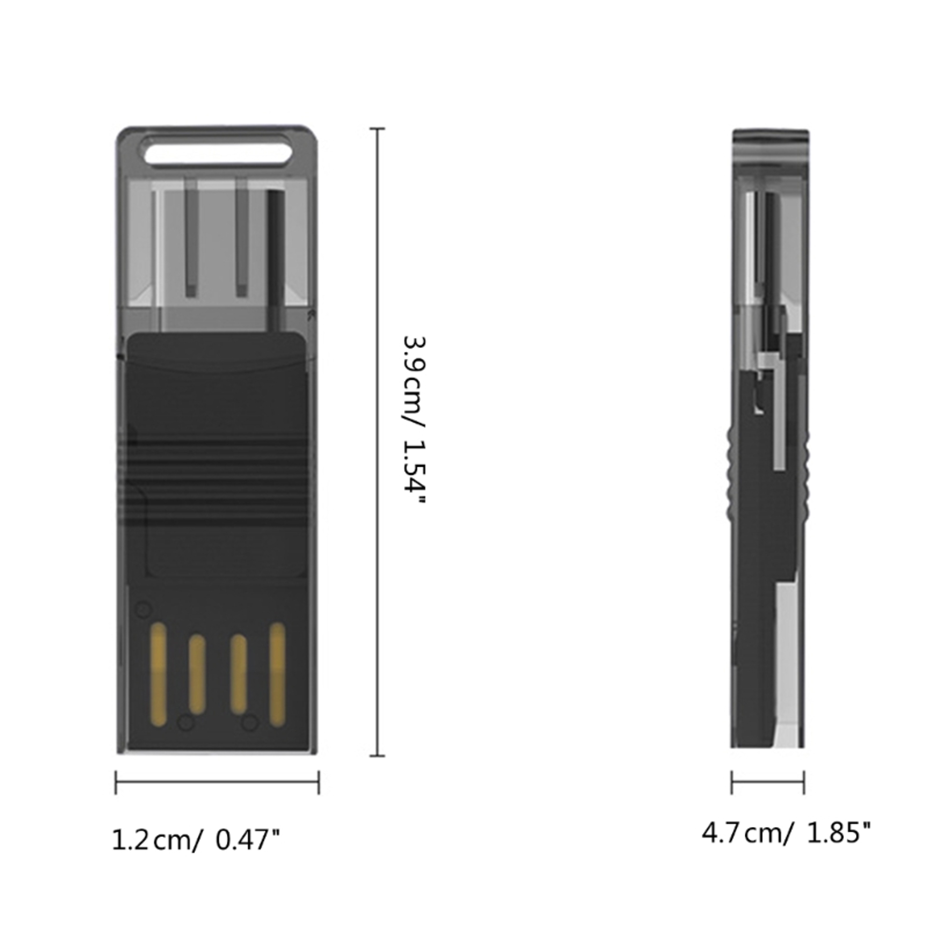 USB C USB MicroSD Card Reader OTG Memory Card Adapter 4