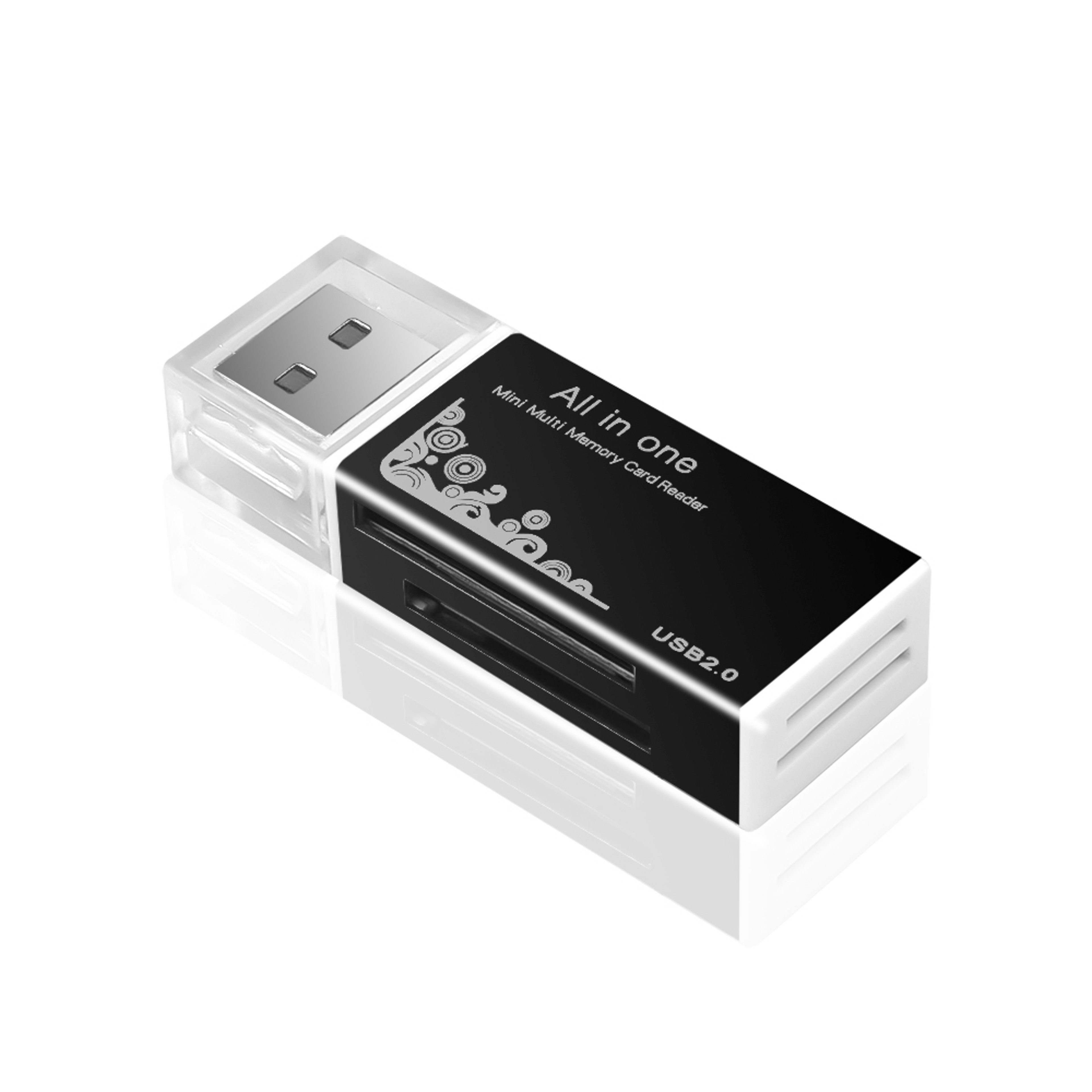 All In One USB Memory Card Reader For SD MicroSD TF MMC And MS PRO Duo 0