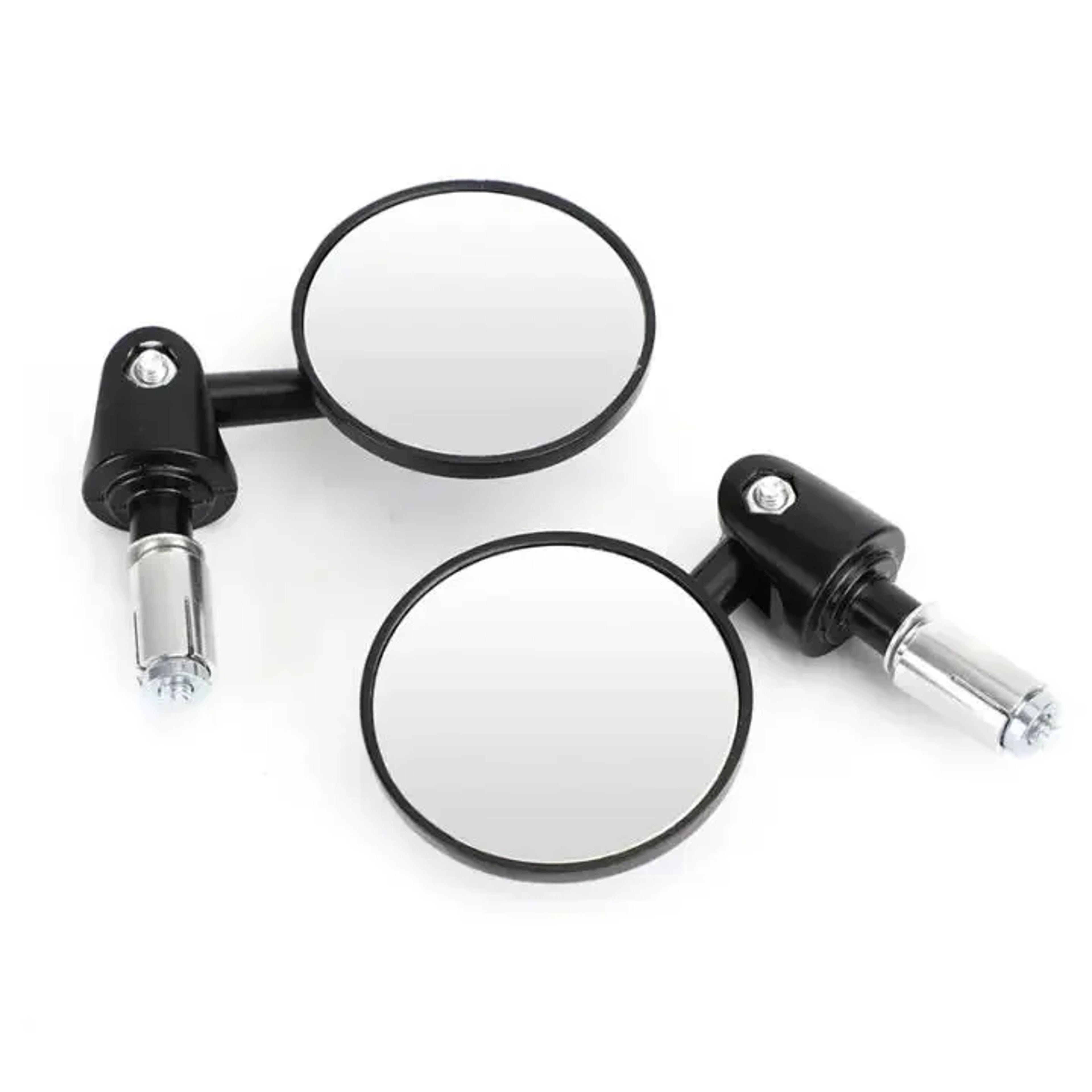 Wide View Extended Motorcycle Handlebar Rearview Mirror 0
