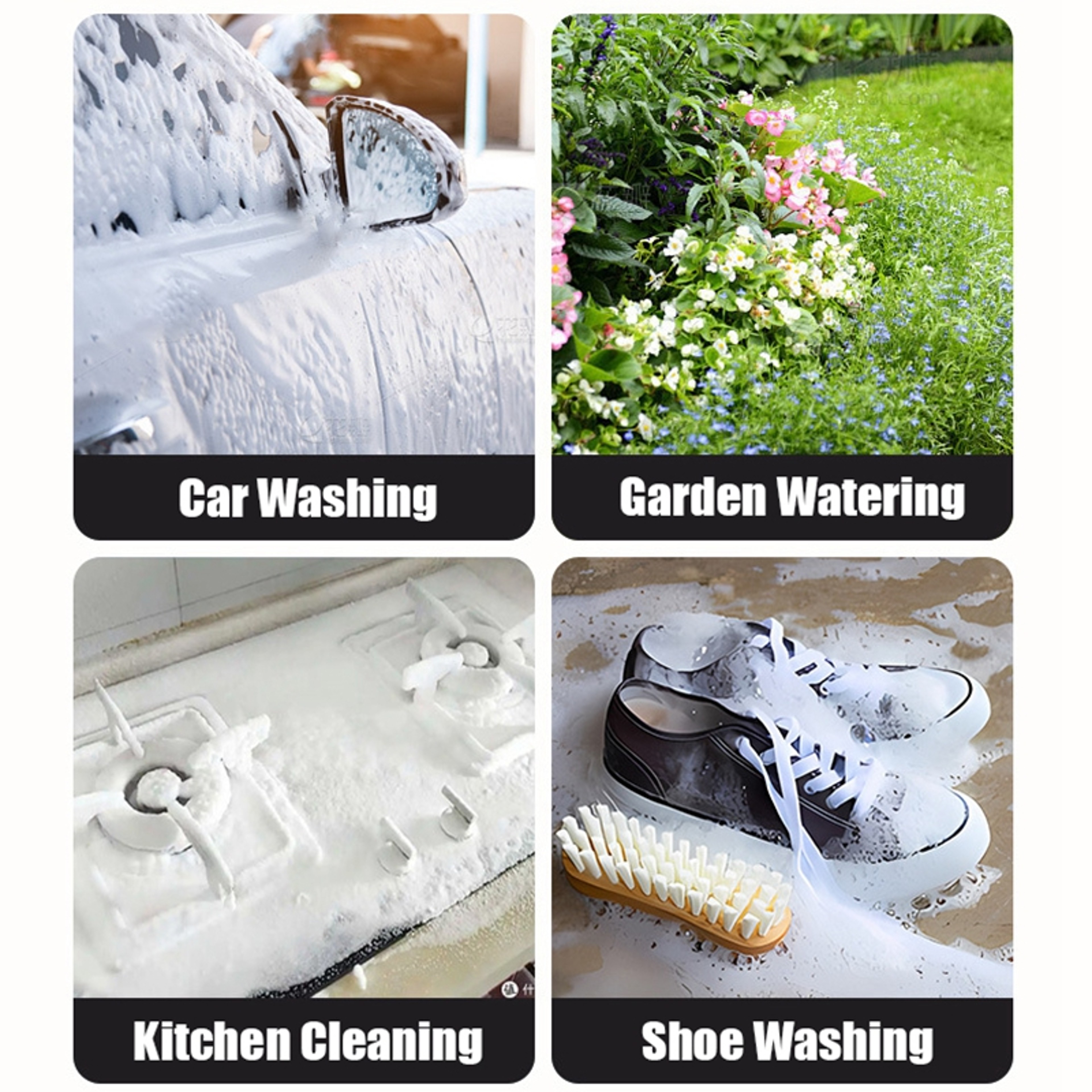 Rechargeable Electric Foam Sprayer Cordless Car Wash Snow Foam Sprayer 4