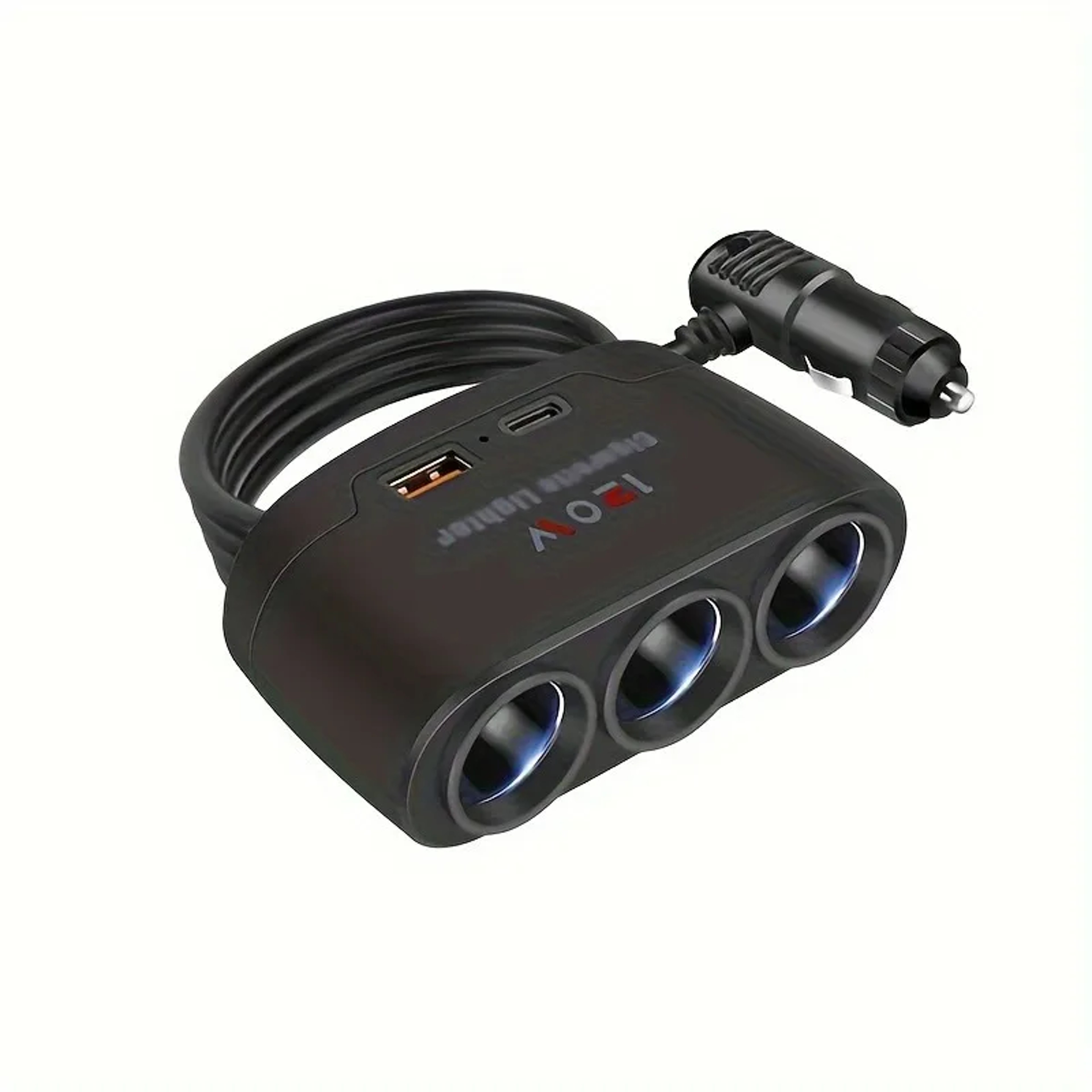 USB Car Charger Fast Charge Cigarette Lighter Power Adapter 0