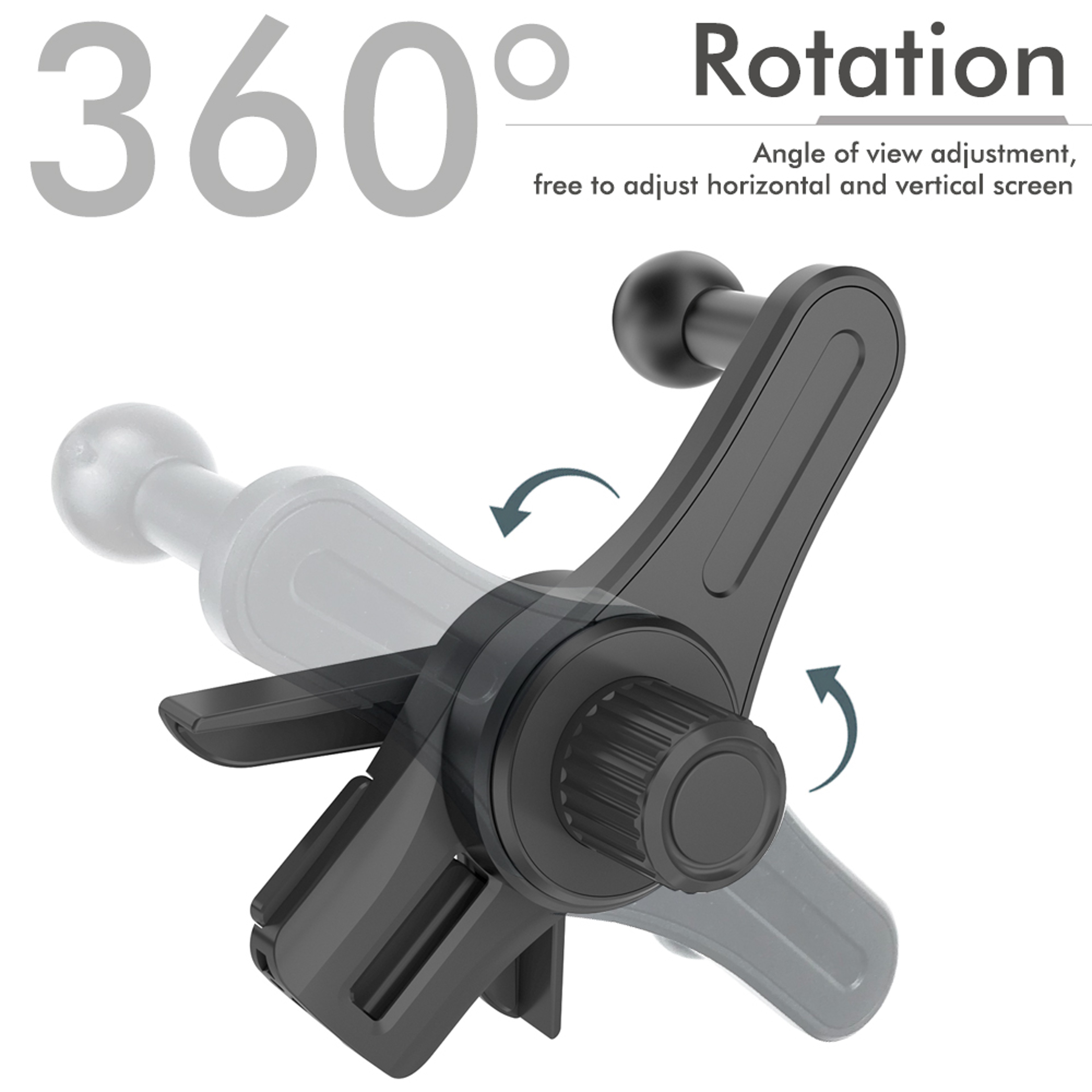 Degree Magnetic Car Phone Holder Foldable Display Screen Mount 4