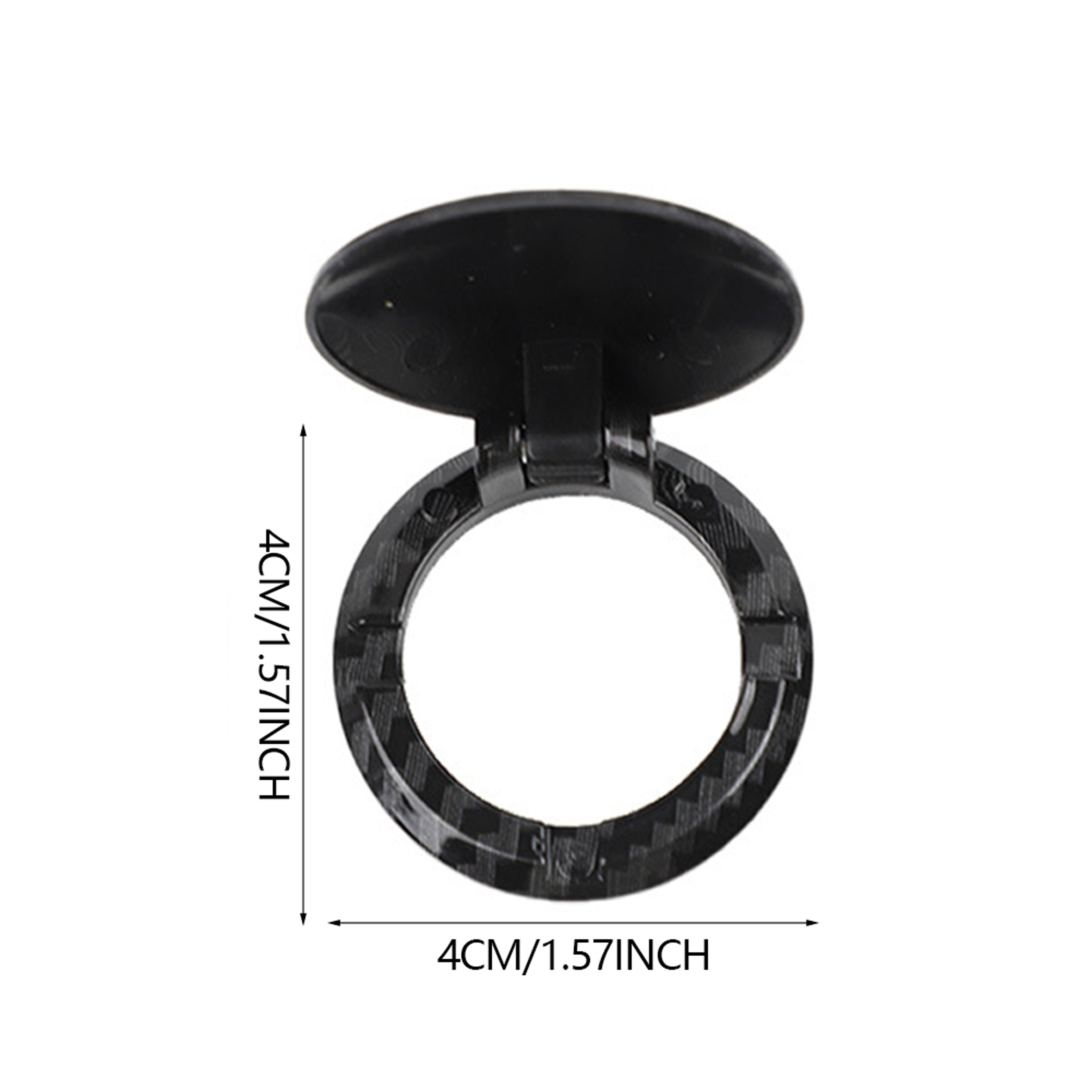 Carbon Fiber Engine Start Button Cover Ignition Switch Protector Car Interior Trim 5
