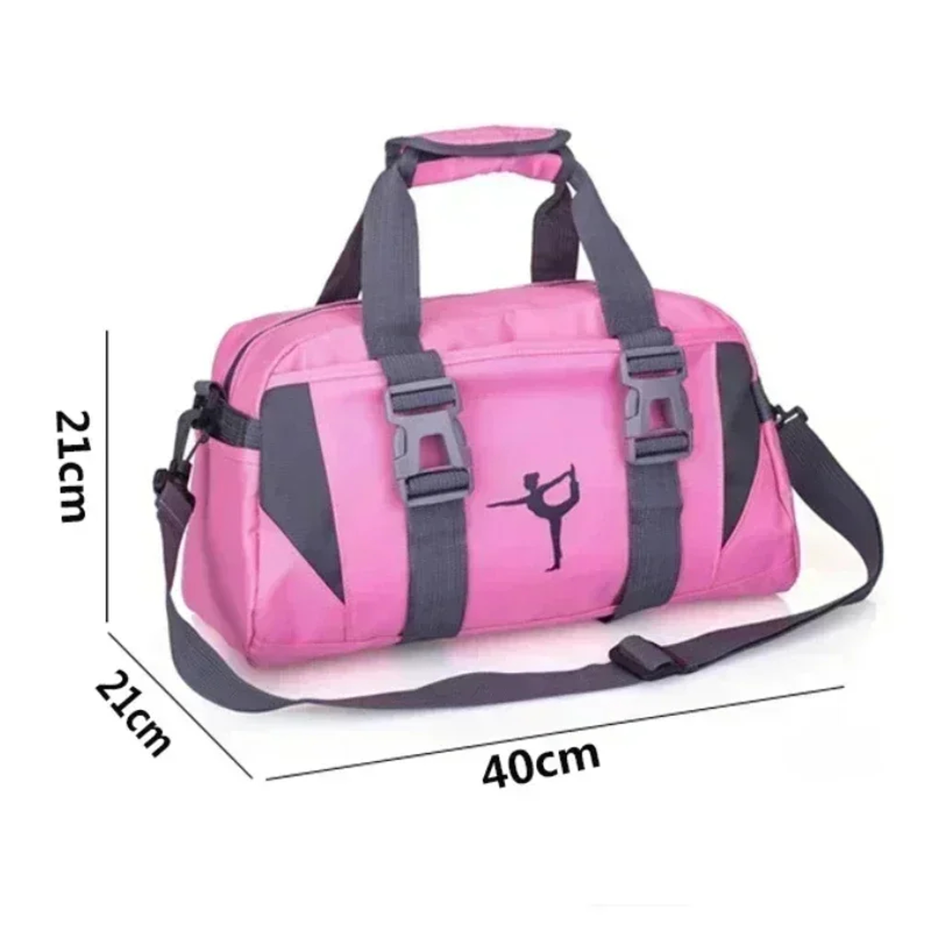 Waterproof Women Gym Bag Nylon Yoga Travel Duffel Shoulder Crossbody Bag 5