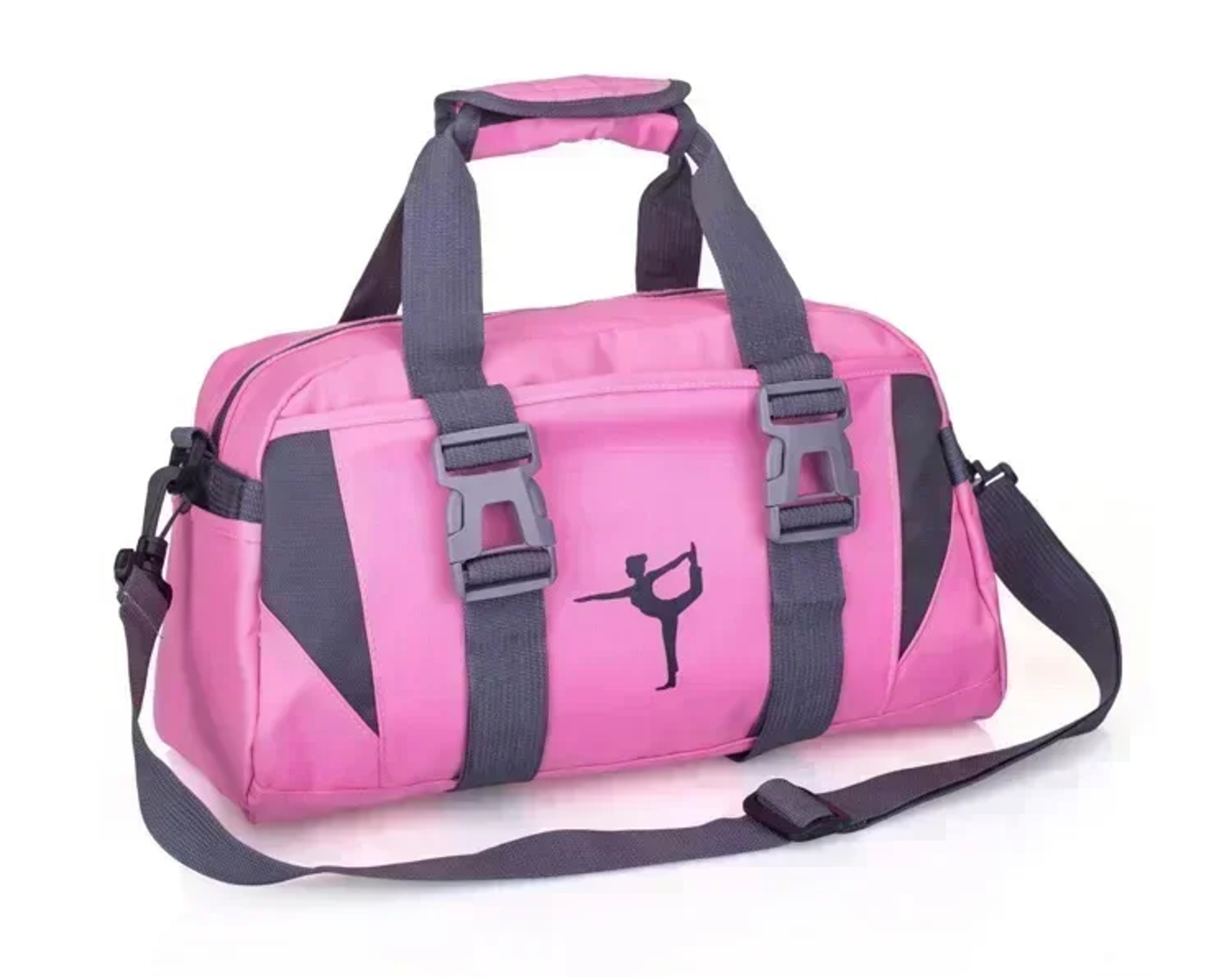 Waterproof Women Gym Bag Nylon Yoga Travel Duffel Shoulder Crossbody Bag 3