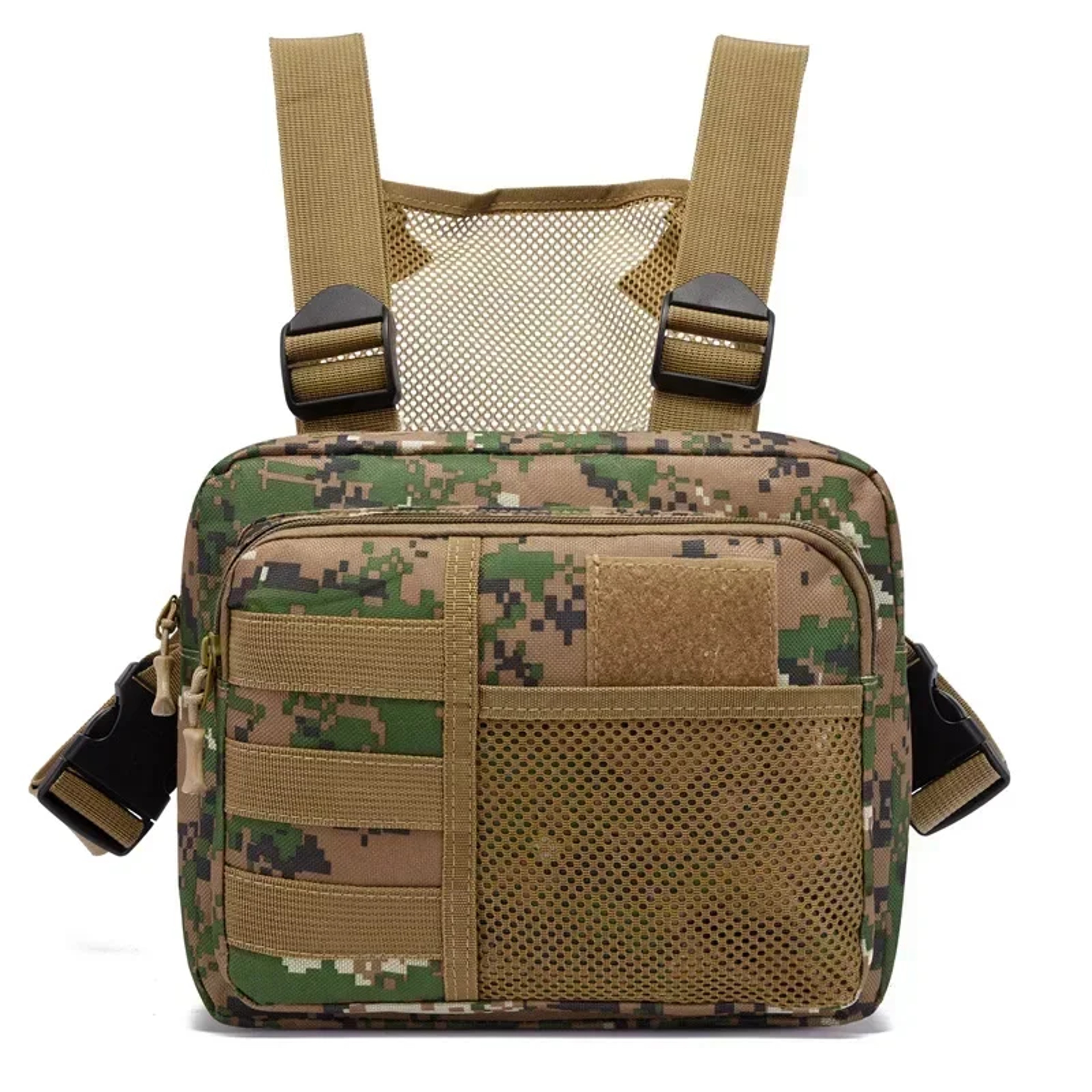 Tactical Chest Rig Bag Waterproof Oxford Multi Pocket Streetwear Vest Bag 4