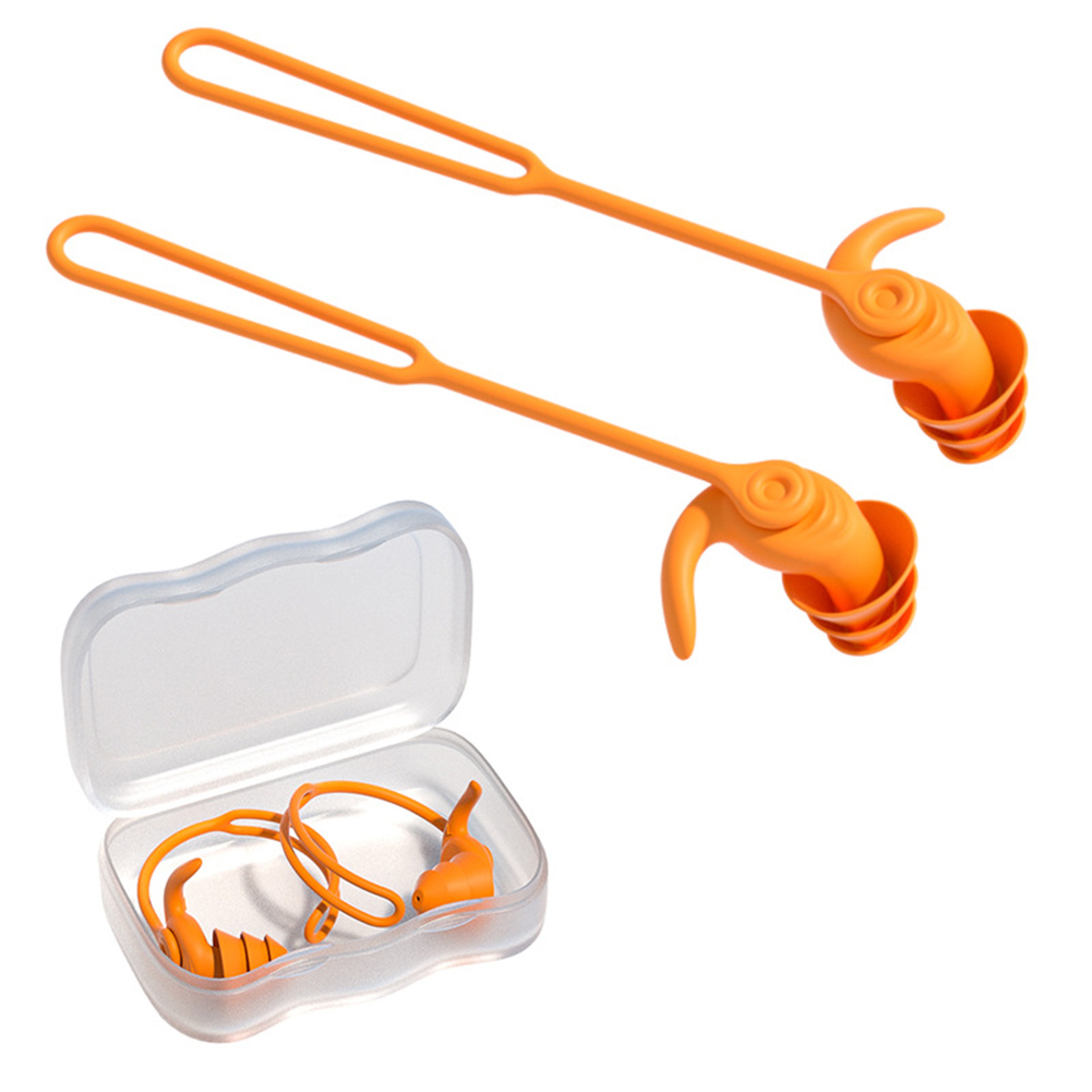 Waterproof Swimming Ear Plugs Soft Reusable Diving Earplugs For Water Sports And Noise Reduction 4