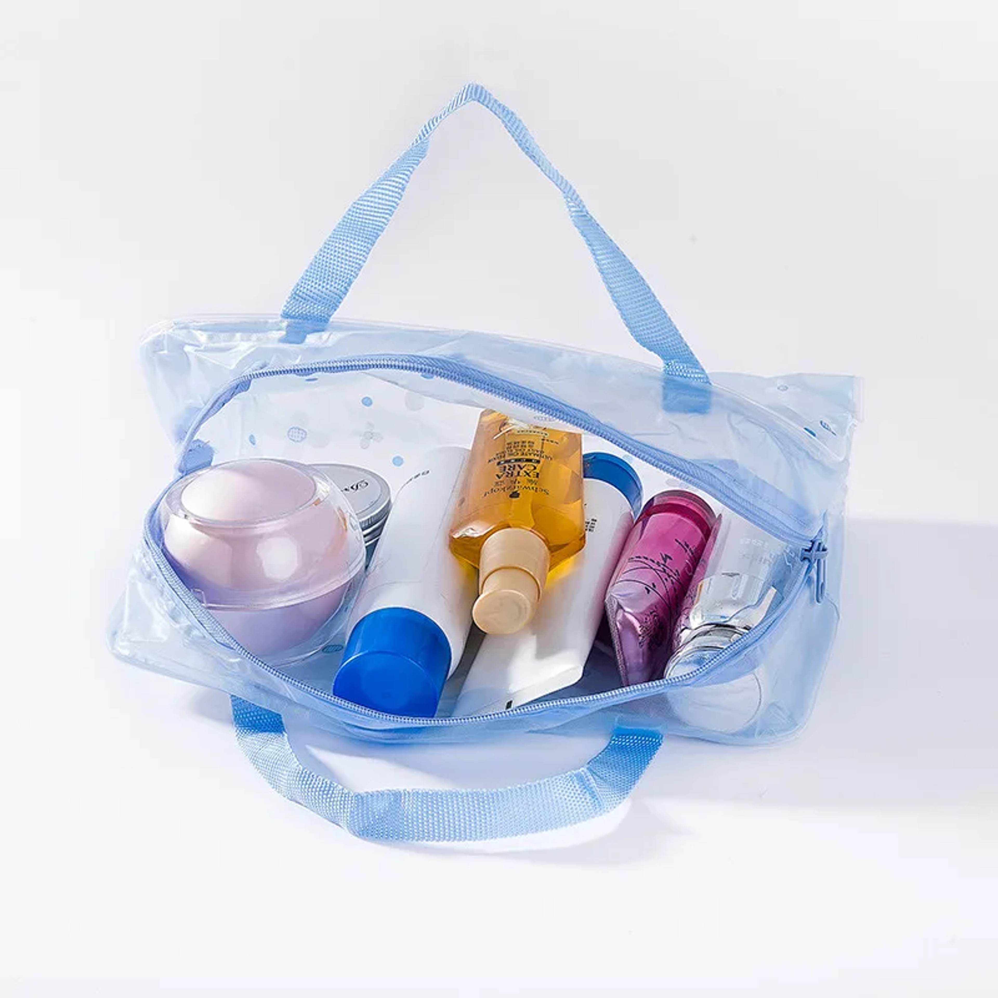 Transparent PVC Waterproof Swim Bag For Women Beach Pool Travel Storage Handbag 1