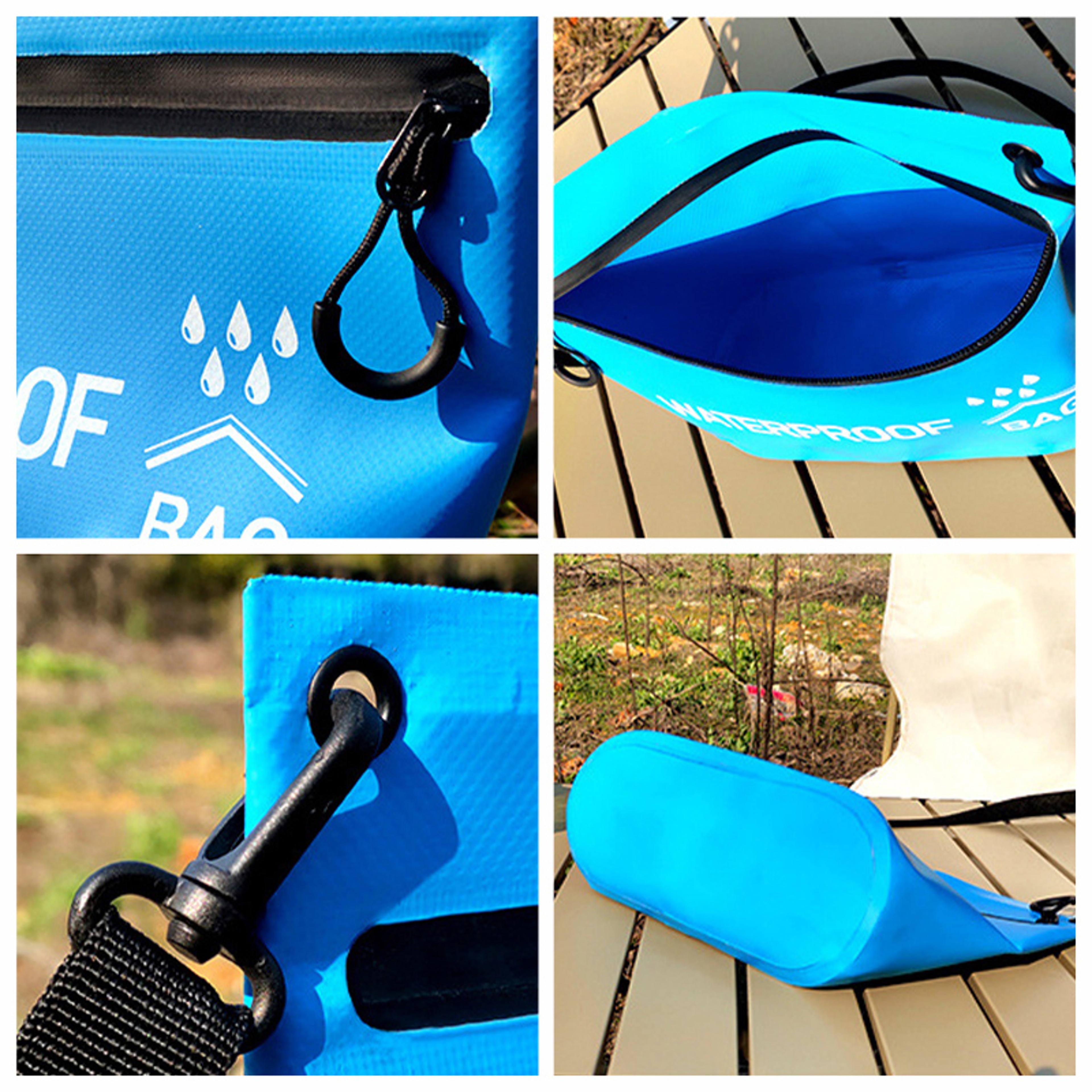 Waterproof Dry Bag Floating Roll Top Sack For Kayaking Boating Swimming And Travel 6