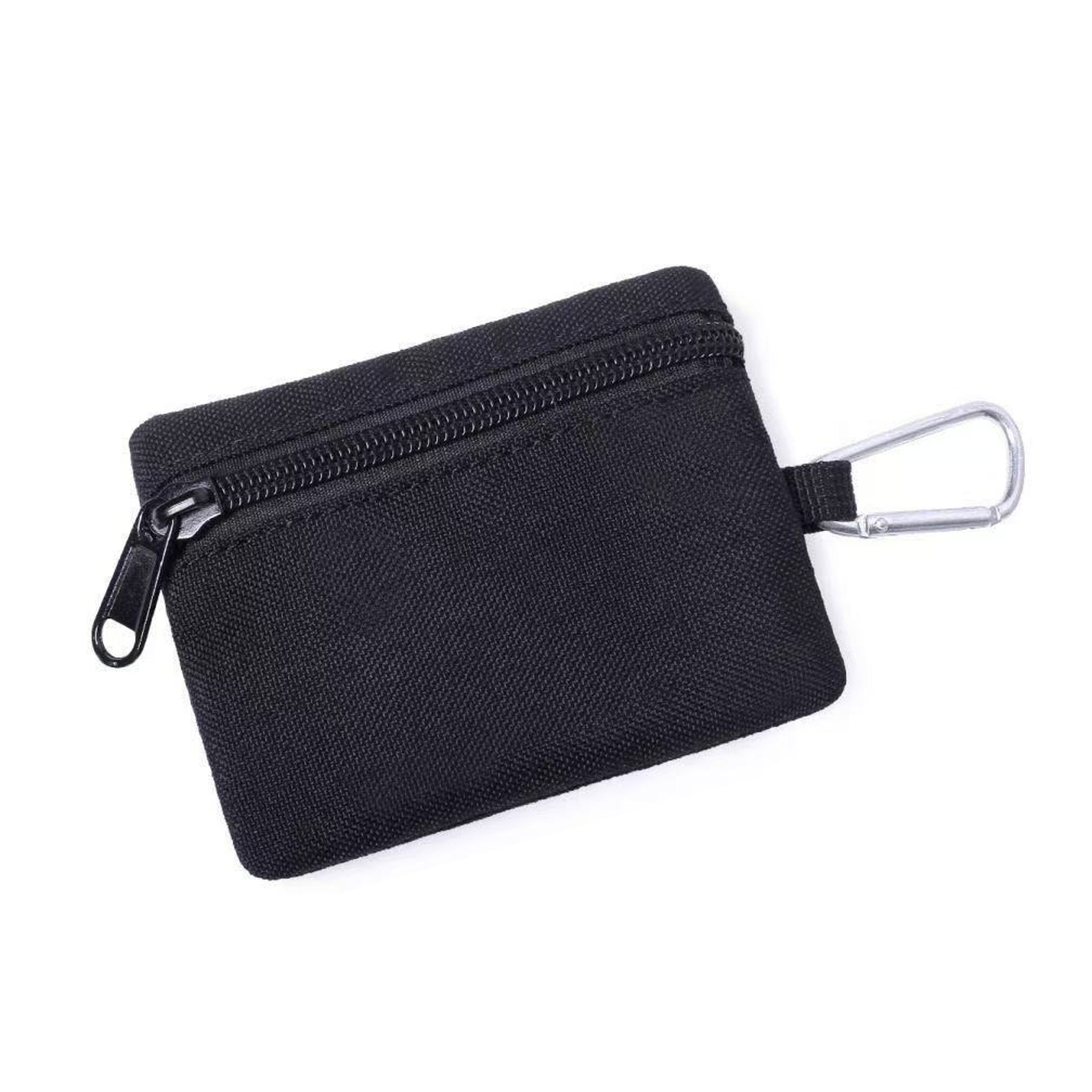 Mini EDC Organizer Pouch Nylon Key Coin Holder with Carabiner – view 7