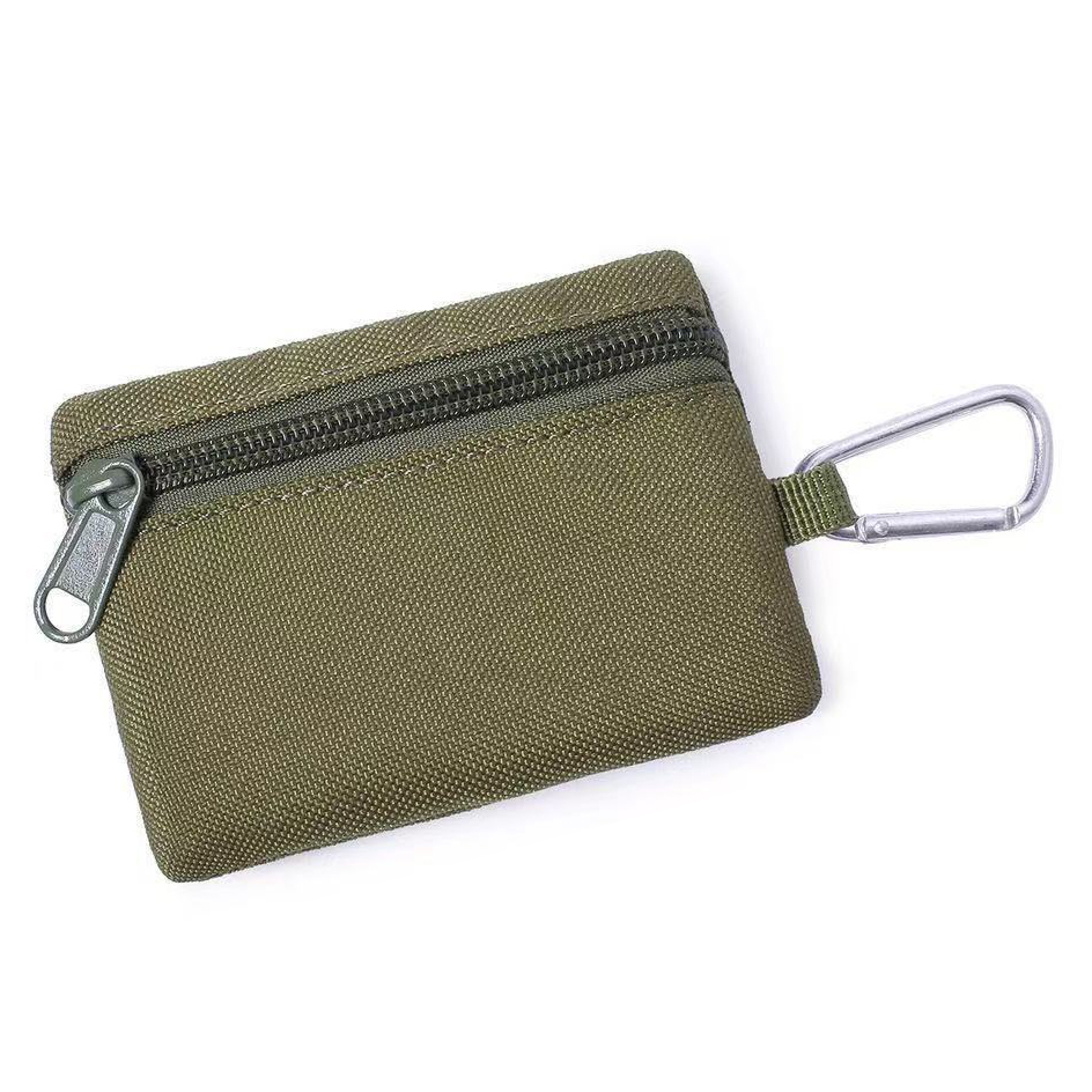 Mini EDC Organizer Pouch Nylon Key Coin Holder with Carabiner – view 8