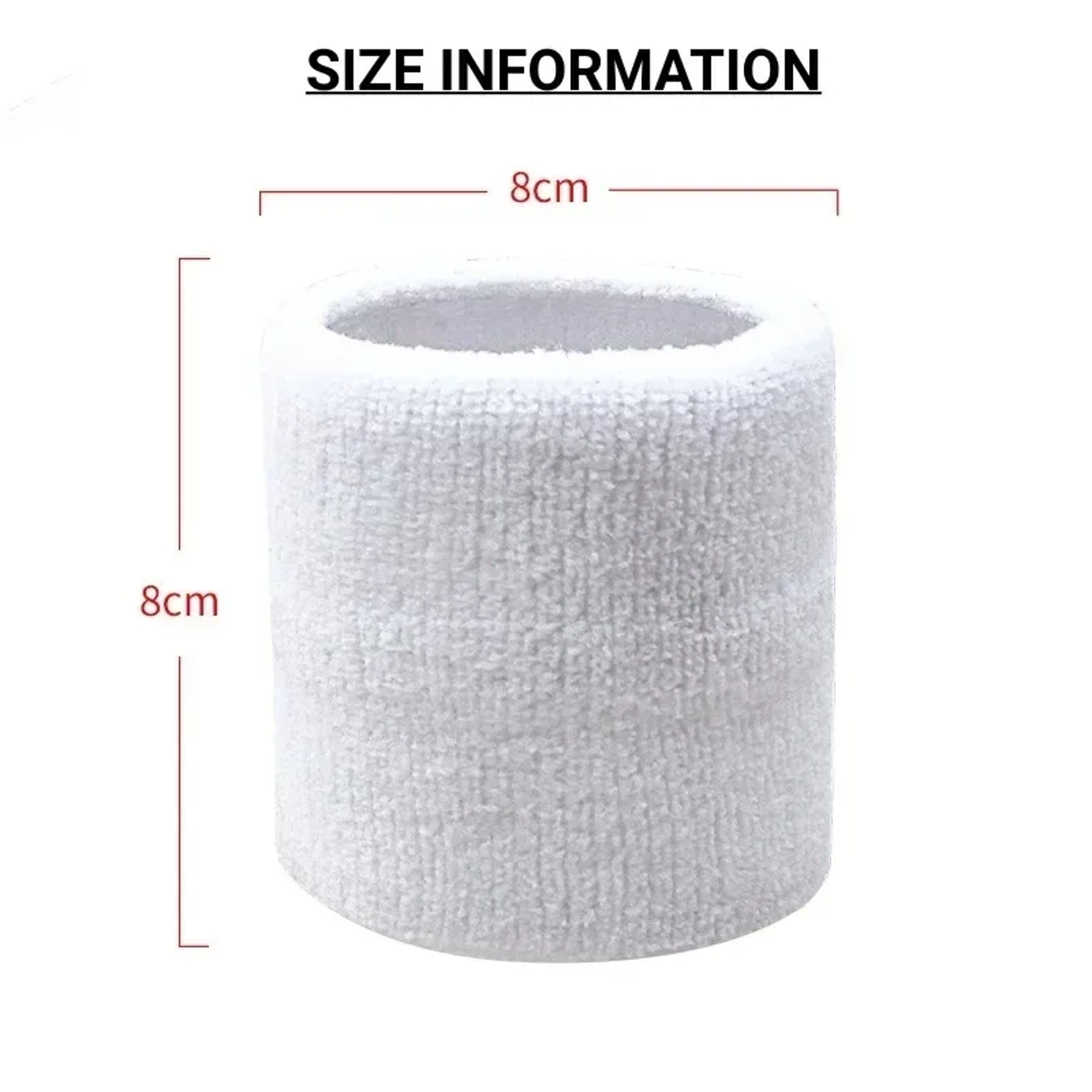 Cotton Sports Wrist Sweatband Absorbent Gym Running Tennis Wristband 4