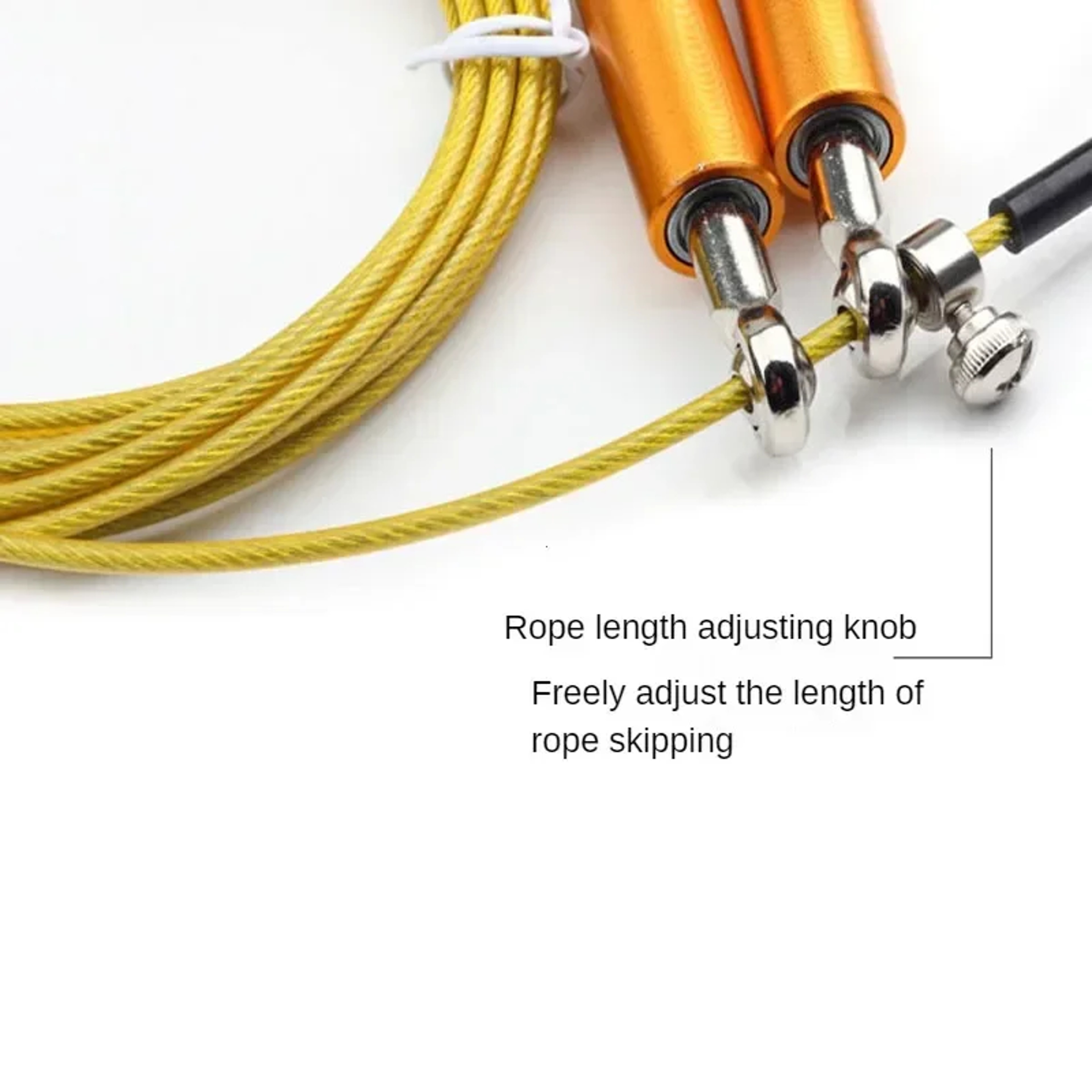 Adjustable Steel Cable Speed Jump Rope With Aluminum Handles For Fitness Training 6