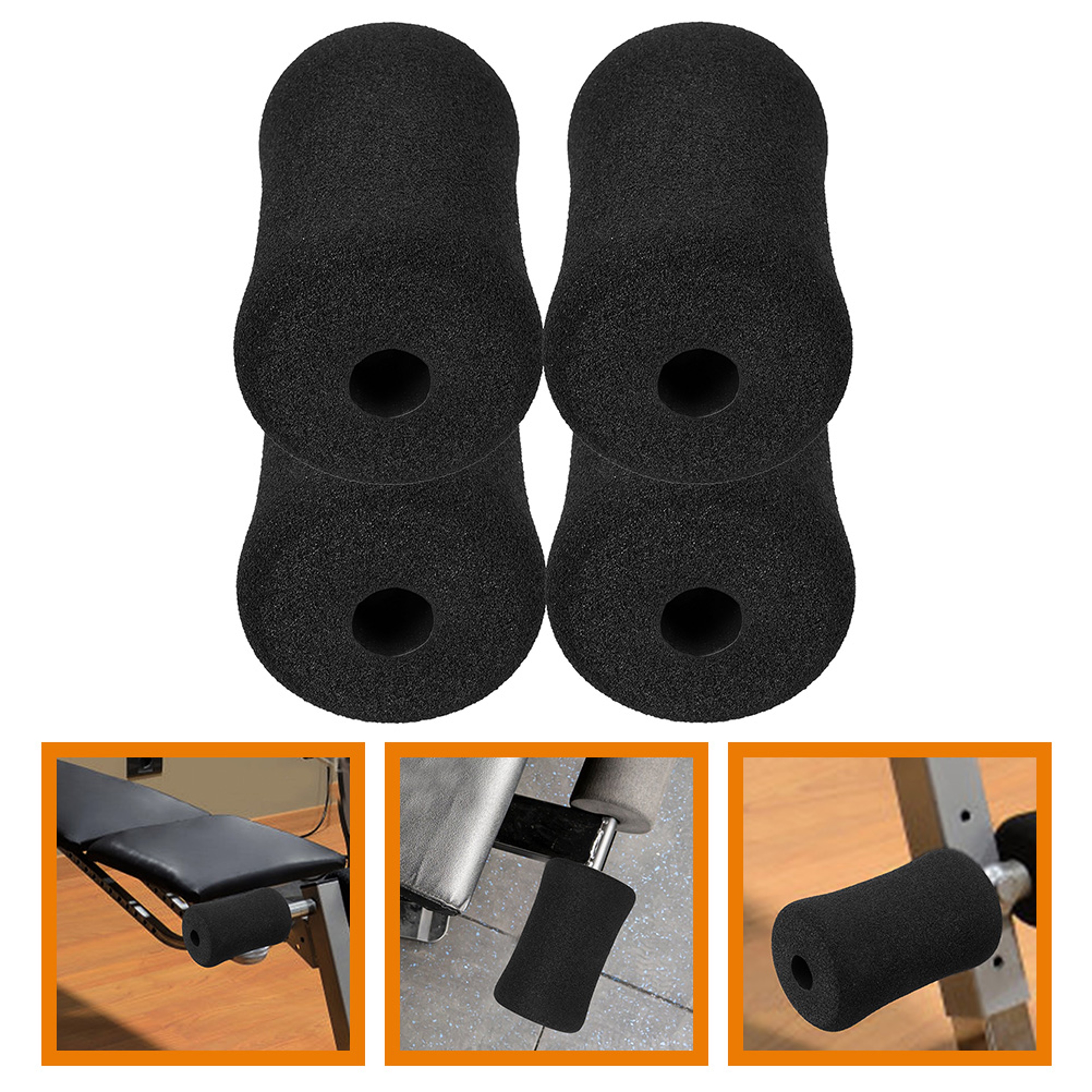 Gym Foam Roller Pads Ab Bench and Leg Extension Replacement Sleeves – view 5