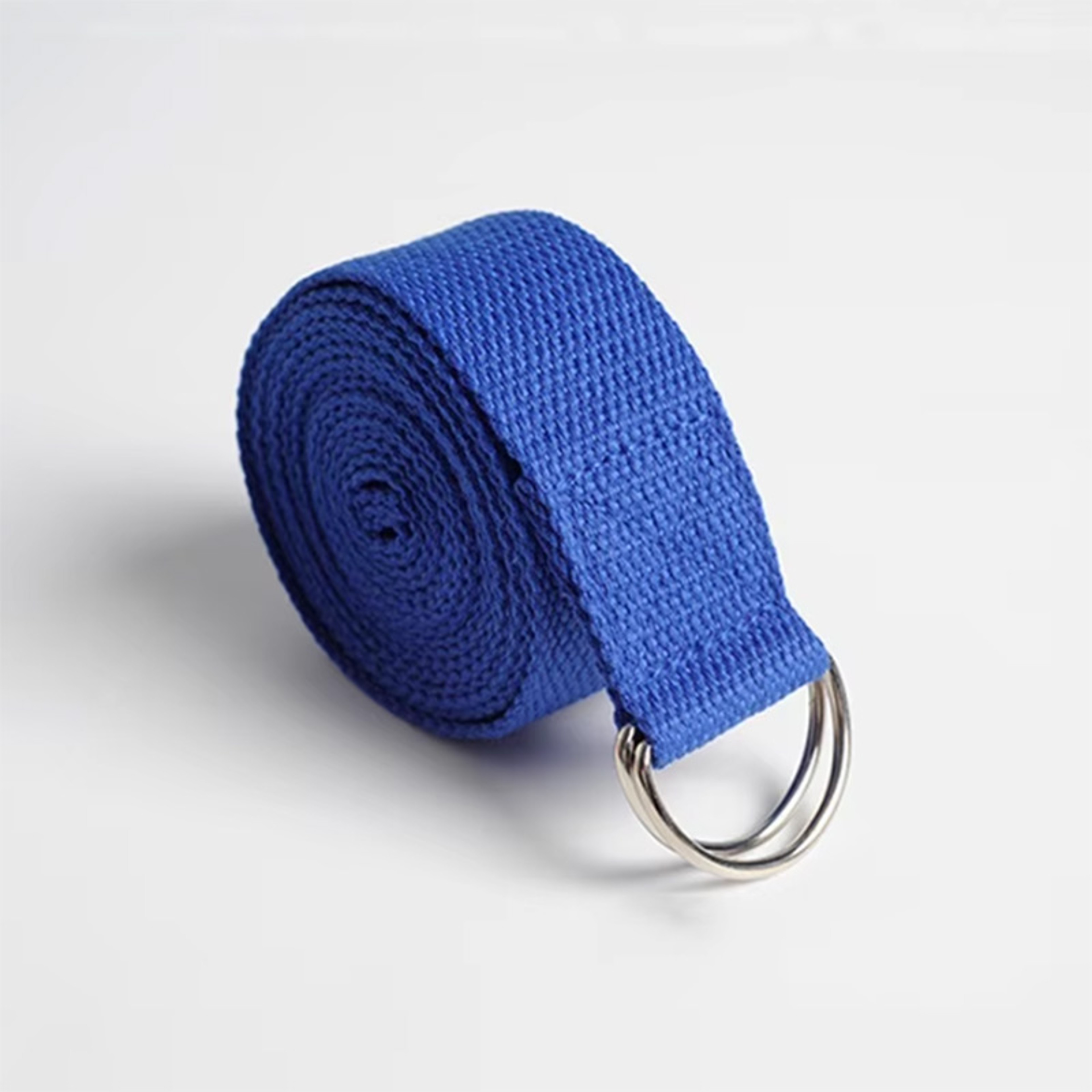 Adjustable Cotton Yoga Strap With D Ring Buckle For Stretching Pilates And Flexibility 9