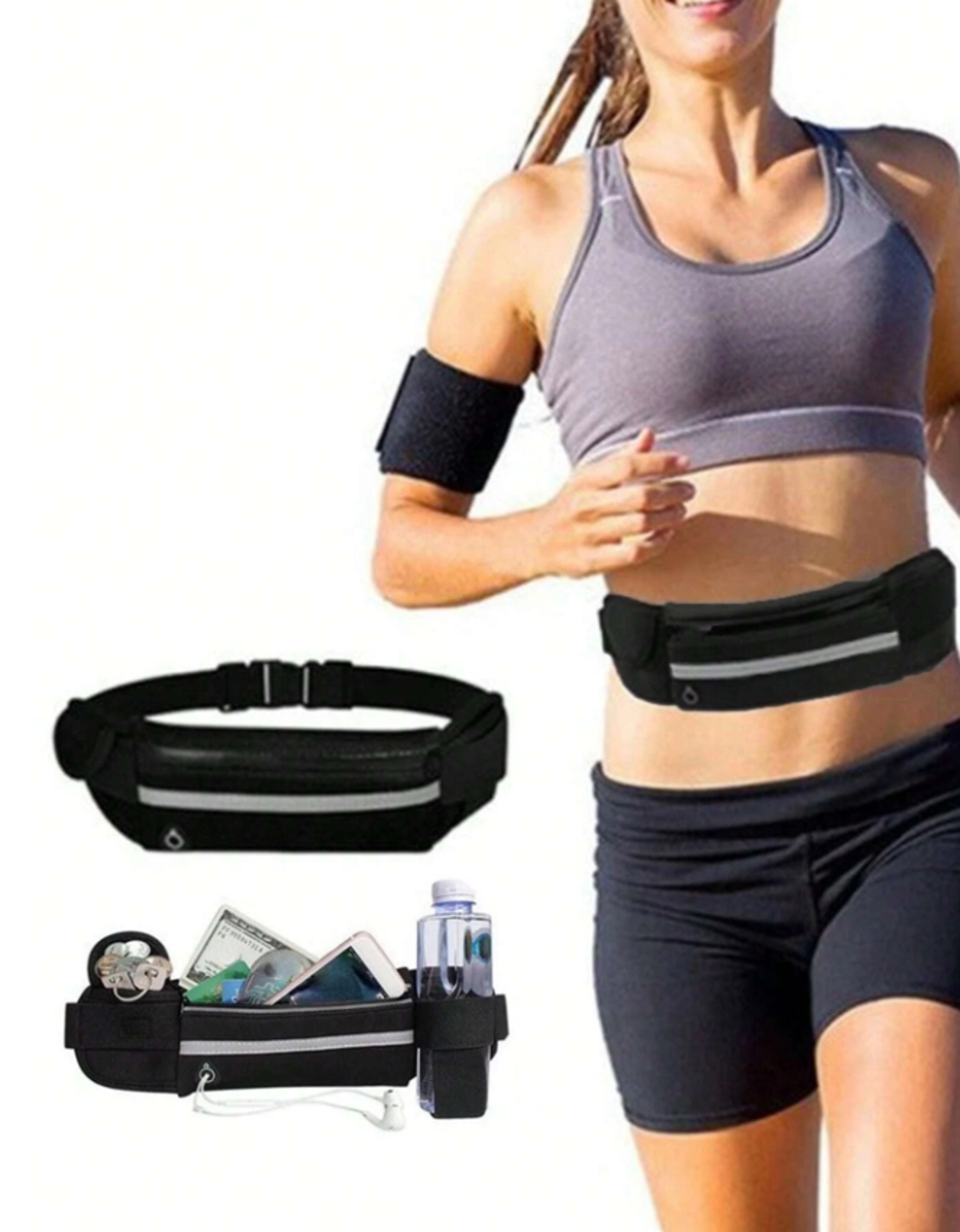 Lightweight Running Waist Bag Sports Fanny Pack Phone Pouch 3