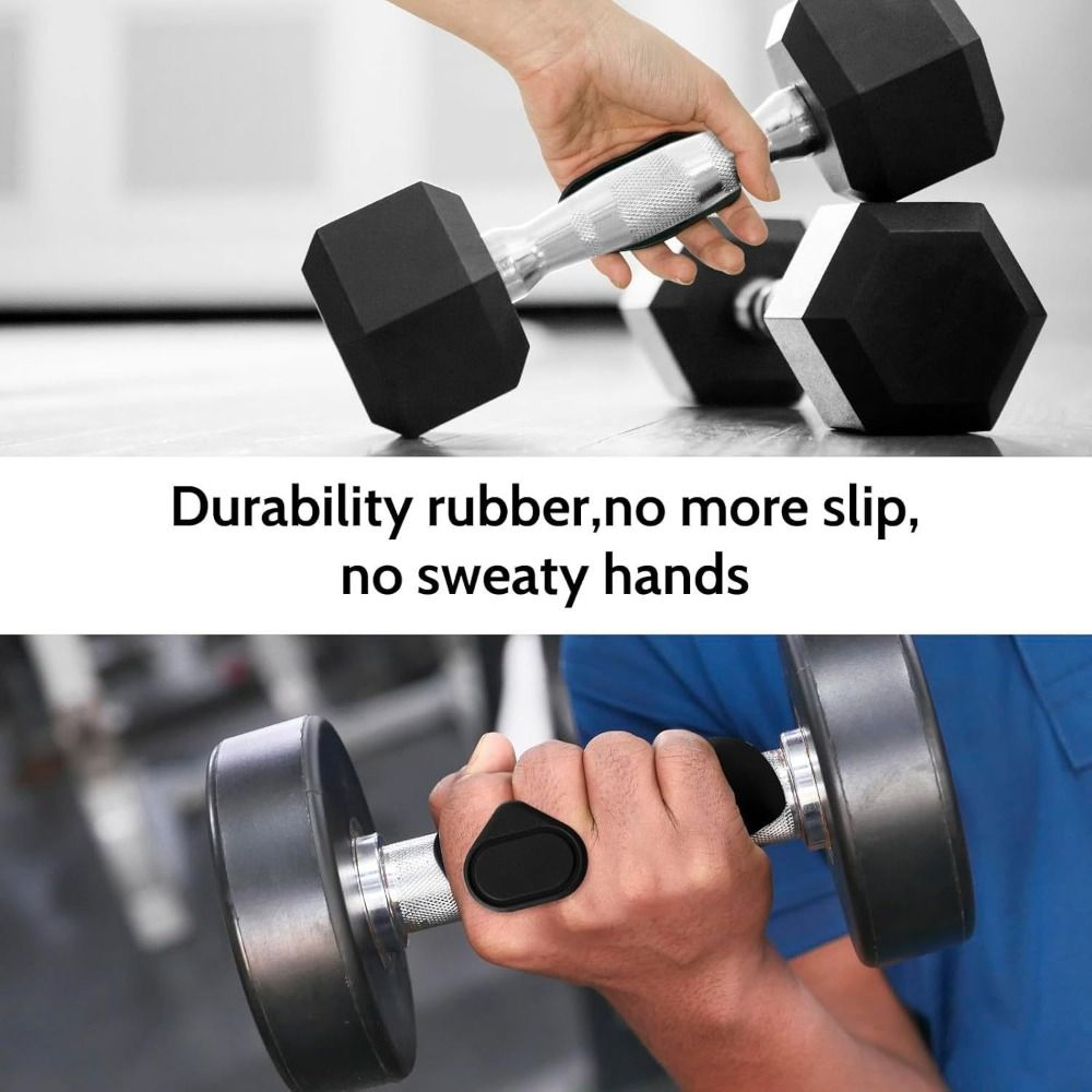 Ergonomic Silicone Weightlifting Grips Anti Slip Palm Protectors For Gym Training 4