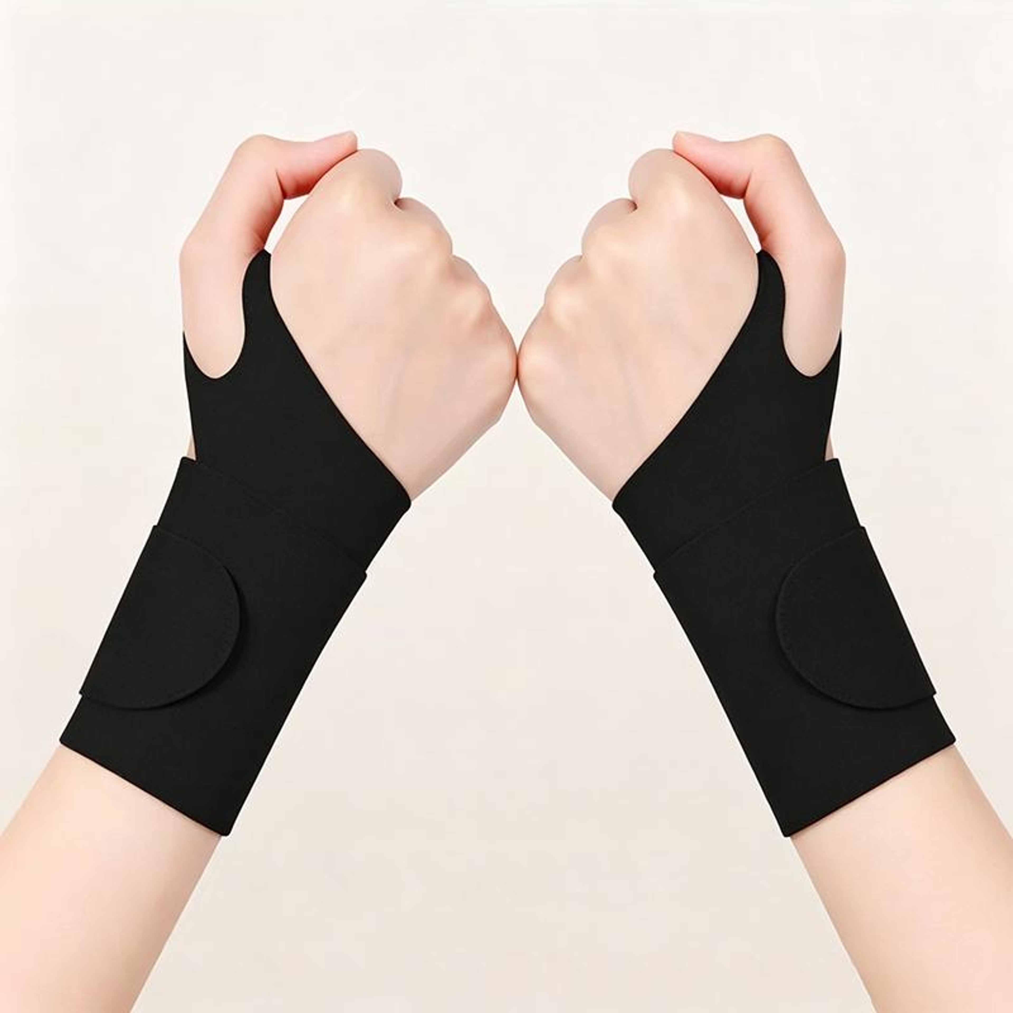 Adjustable Compression Wrist Support Wrap For Weightlifting Tennis Badminton And Fitness 5