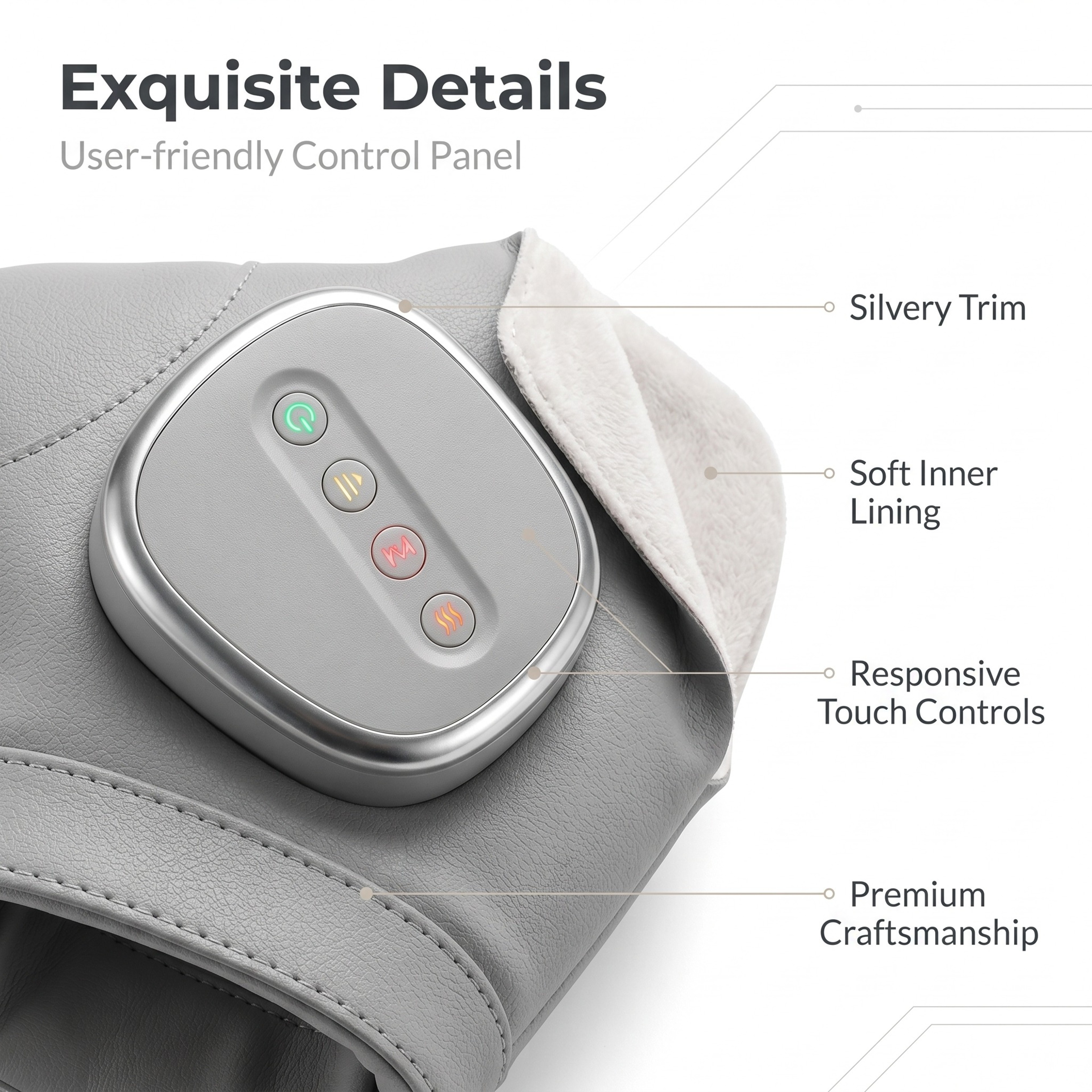 Air Compression Hand Massager With Heat And Vibration For Finger Palm And Wrist Relaxation 6
