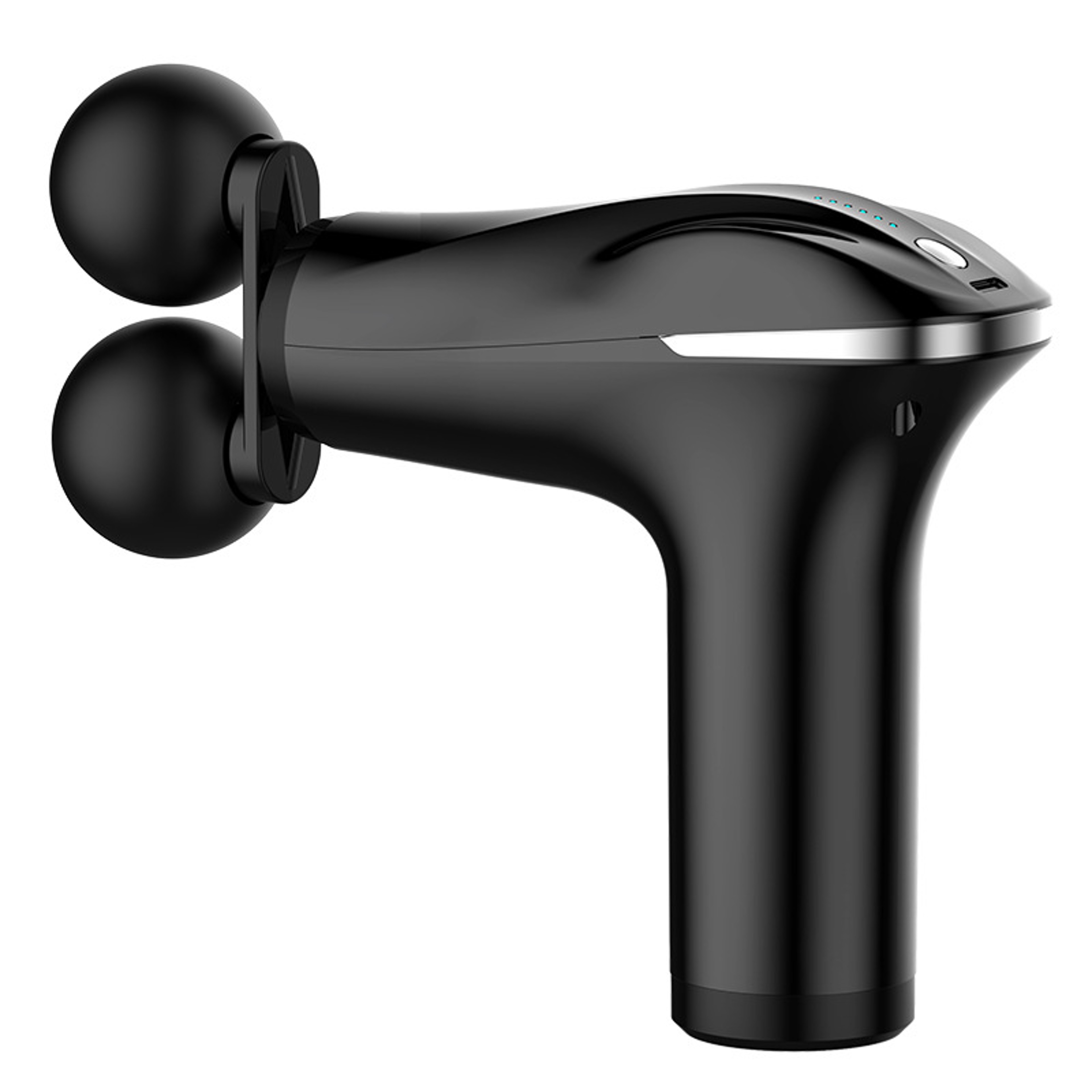 Mini Dual Head Massage Gun Portable Muscle Relief Massager 0