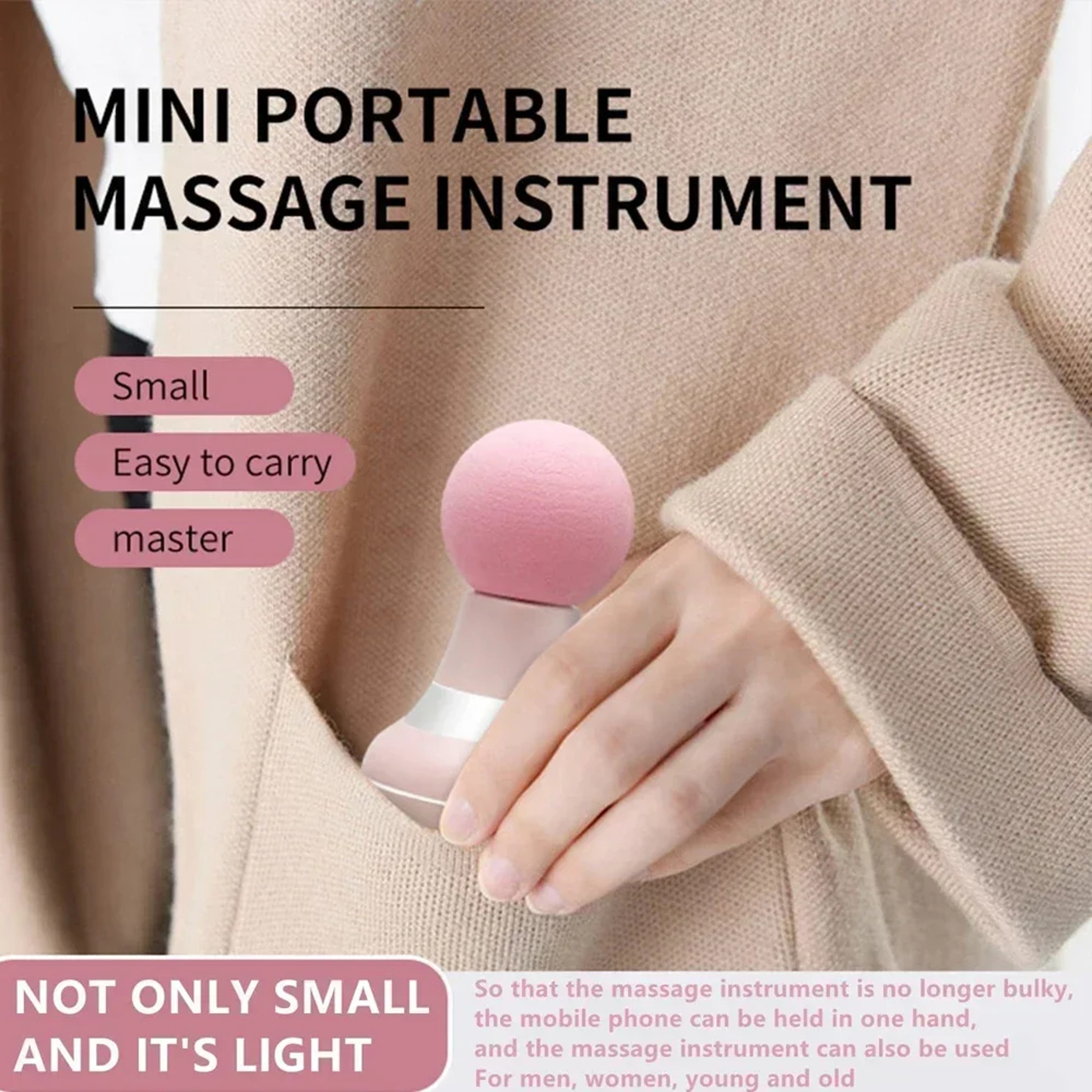 Mini Deep Tissue Massage Gun Portable Percussion Muscle Massager For Recovery 6