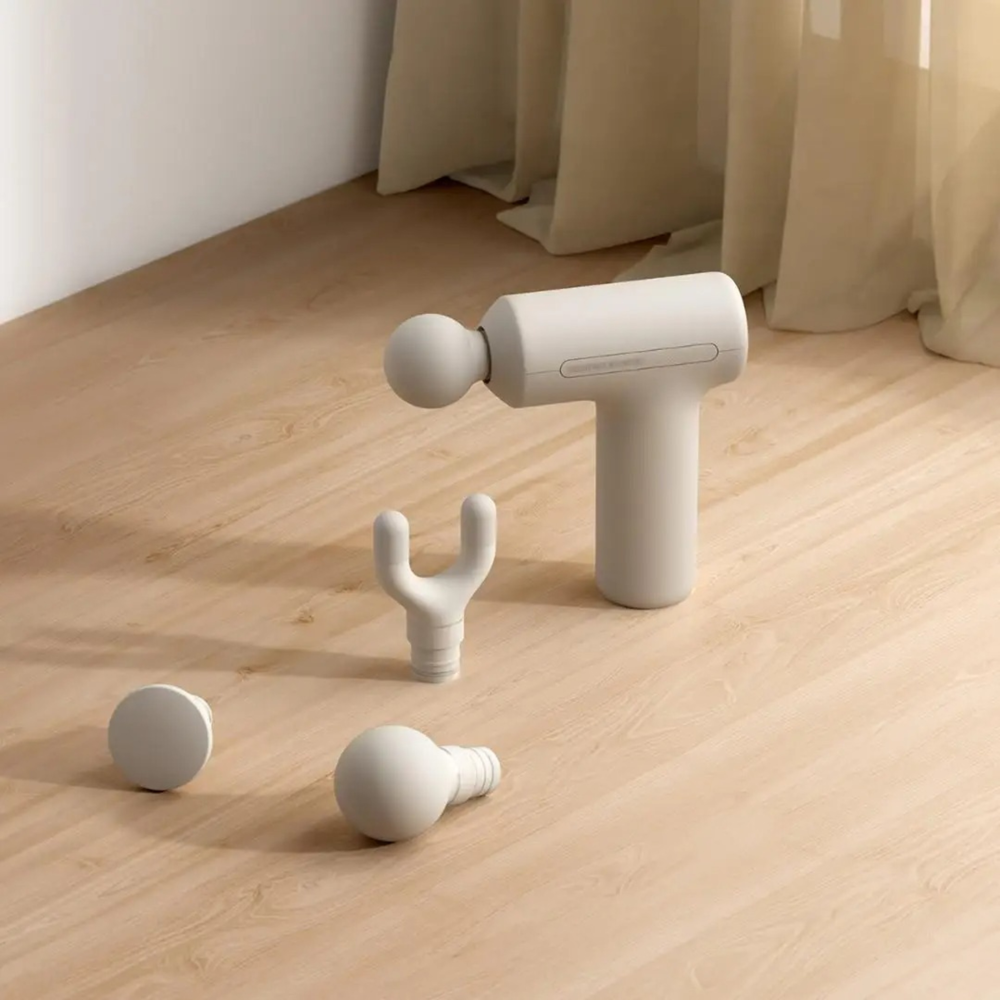 USB Rechargeable Mini Massage Gun Deep Tissue Muscle Massager With Head 3