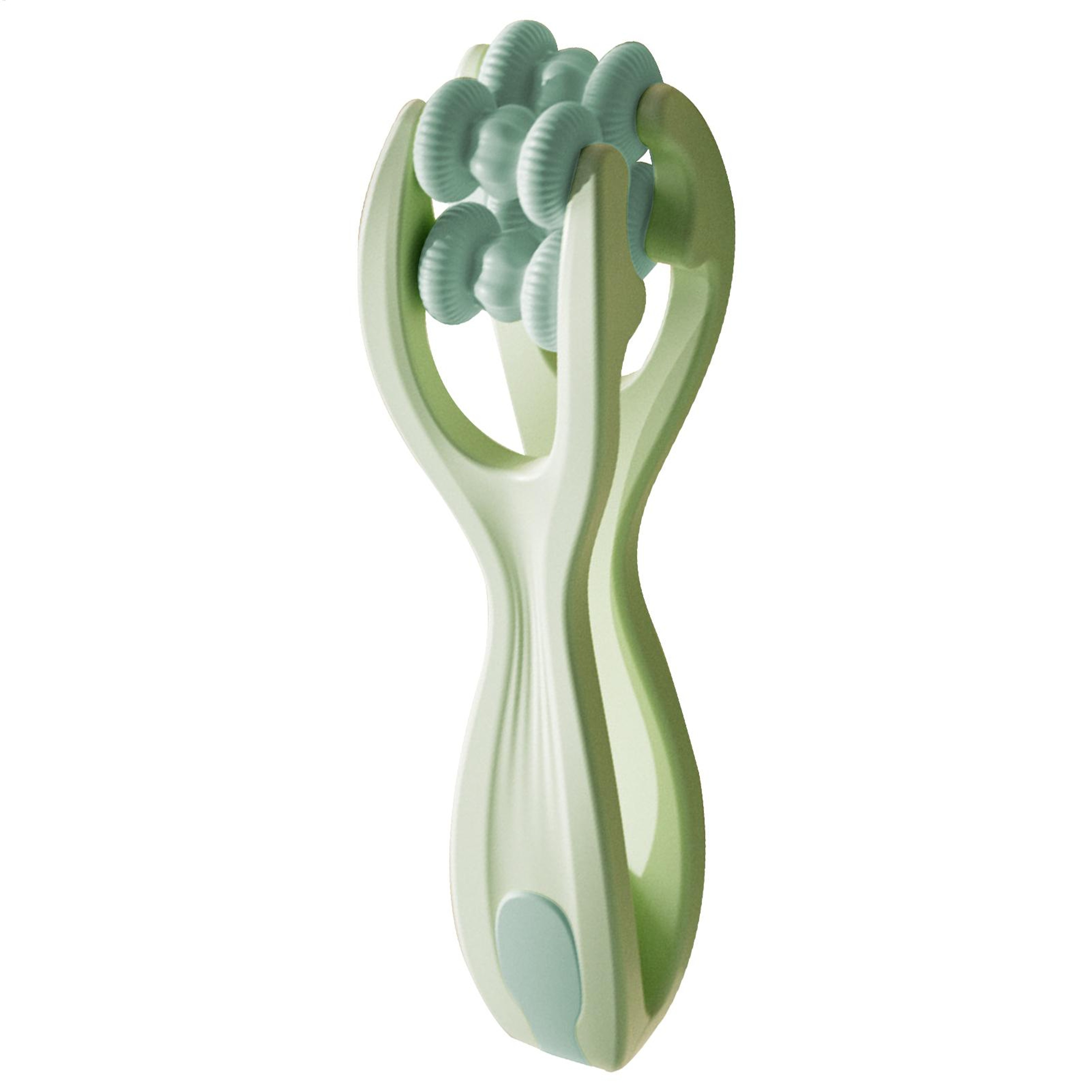 Mini Finger Joint Massager With Dual Rollers And Elastic Handle 0