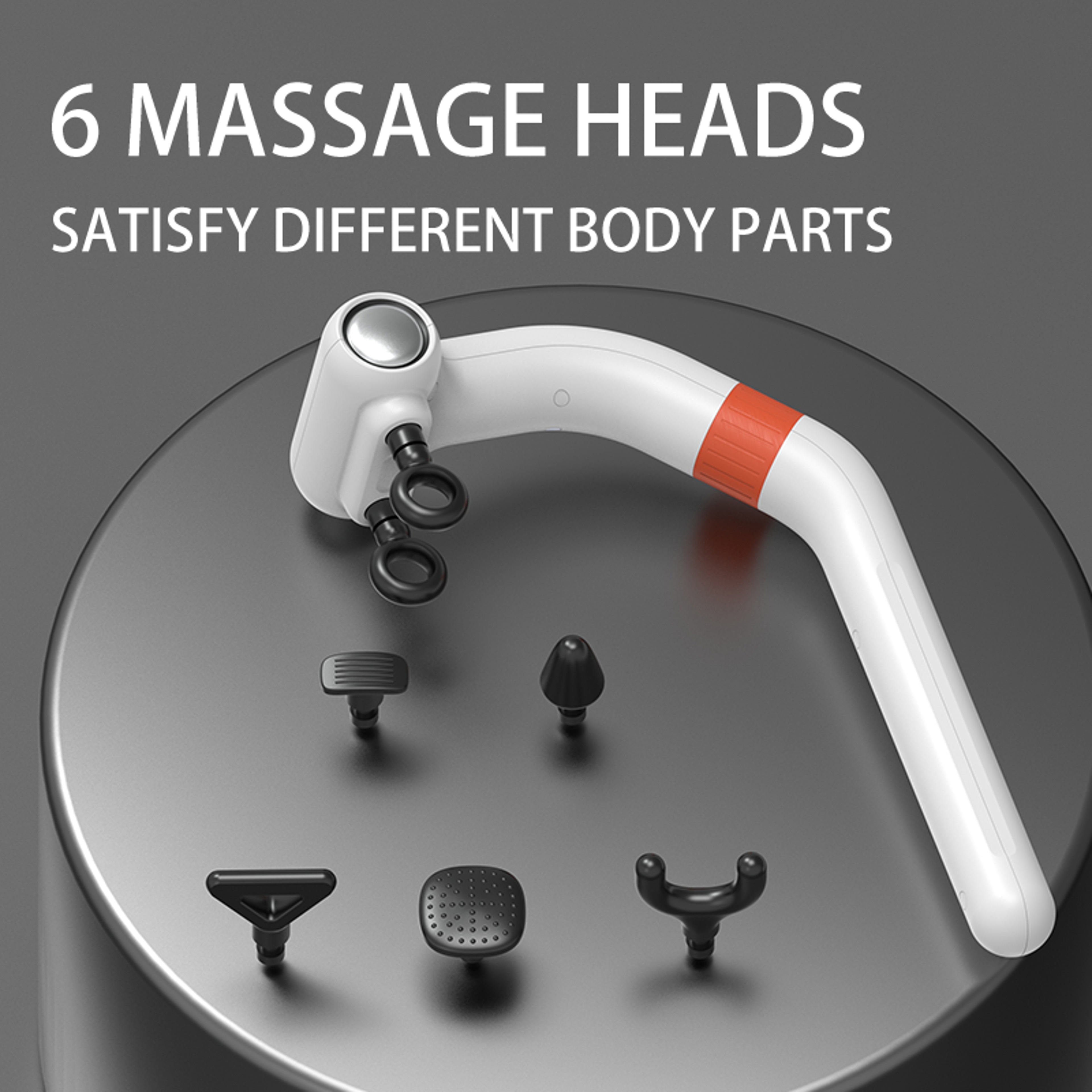 Extended Dual Head Massage Gun Deep Tissue Muscle Massager For Workout Recovery 5