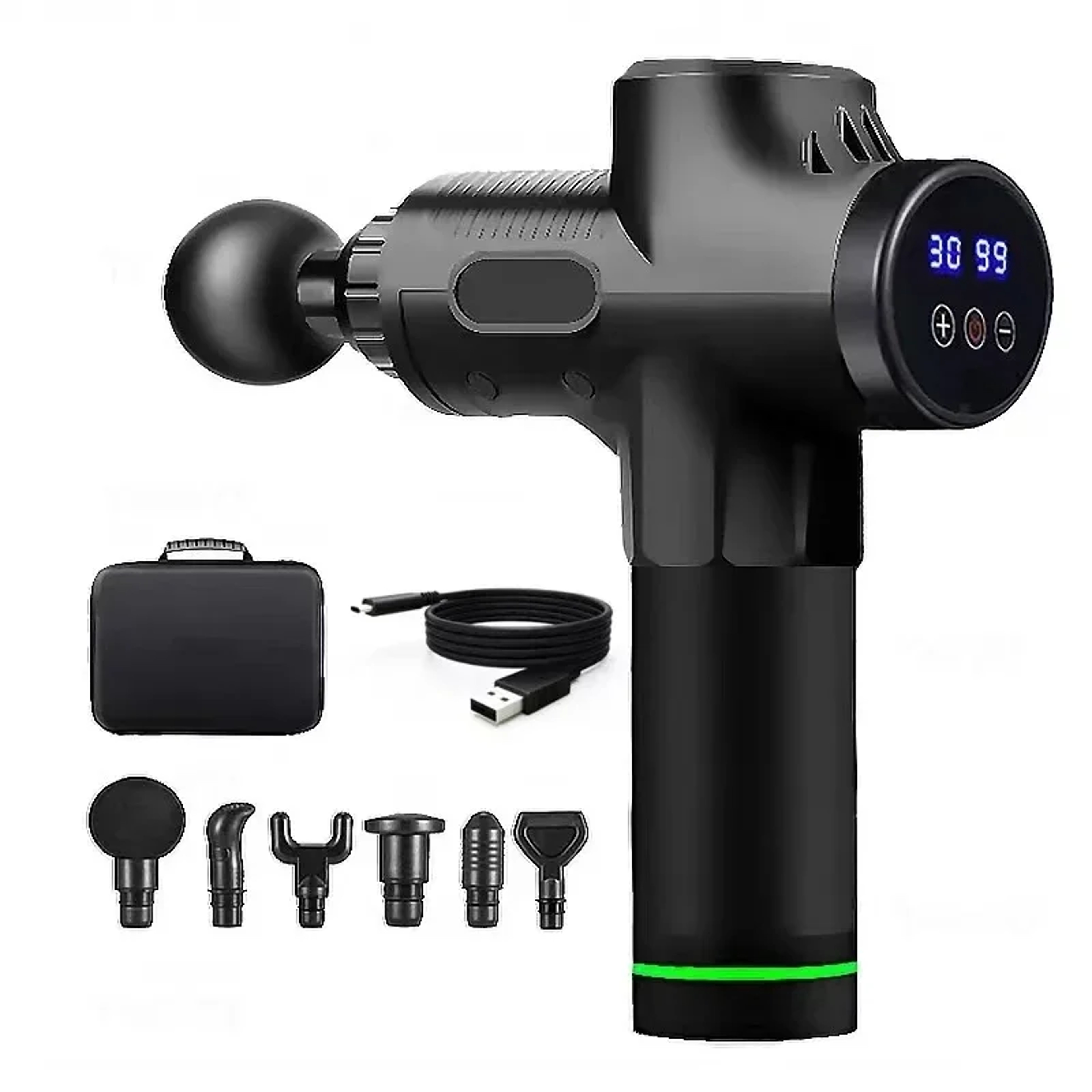 Deep Tissue Massage Gun Rechargeable Percussion Muscle Massager 0