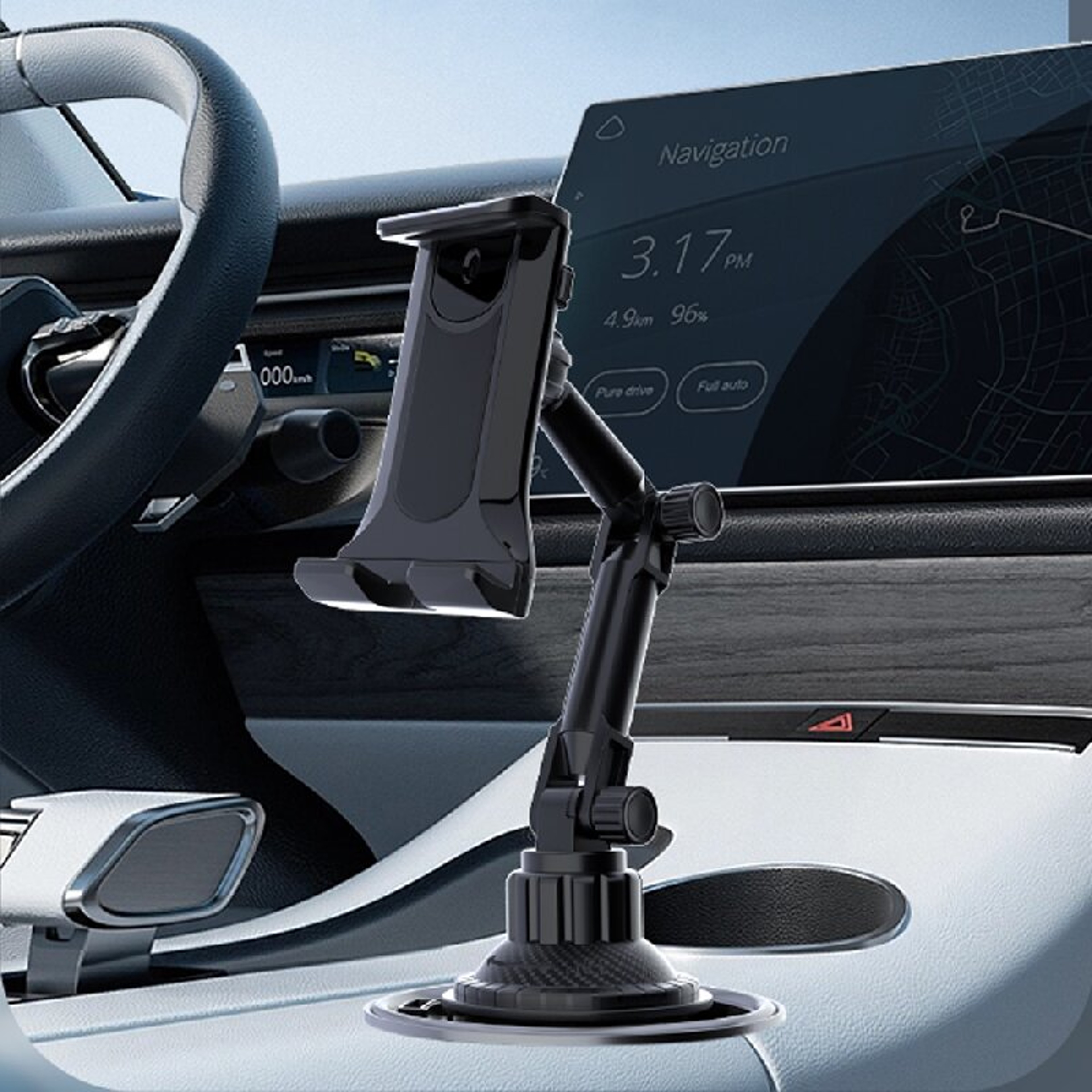 Universal Car Cup Holder Tablet Mount Phone And IPad Stand 5
