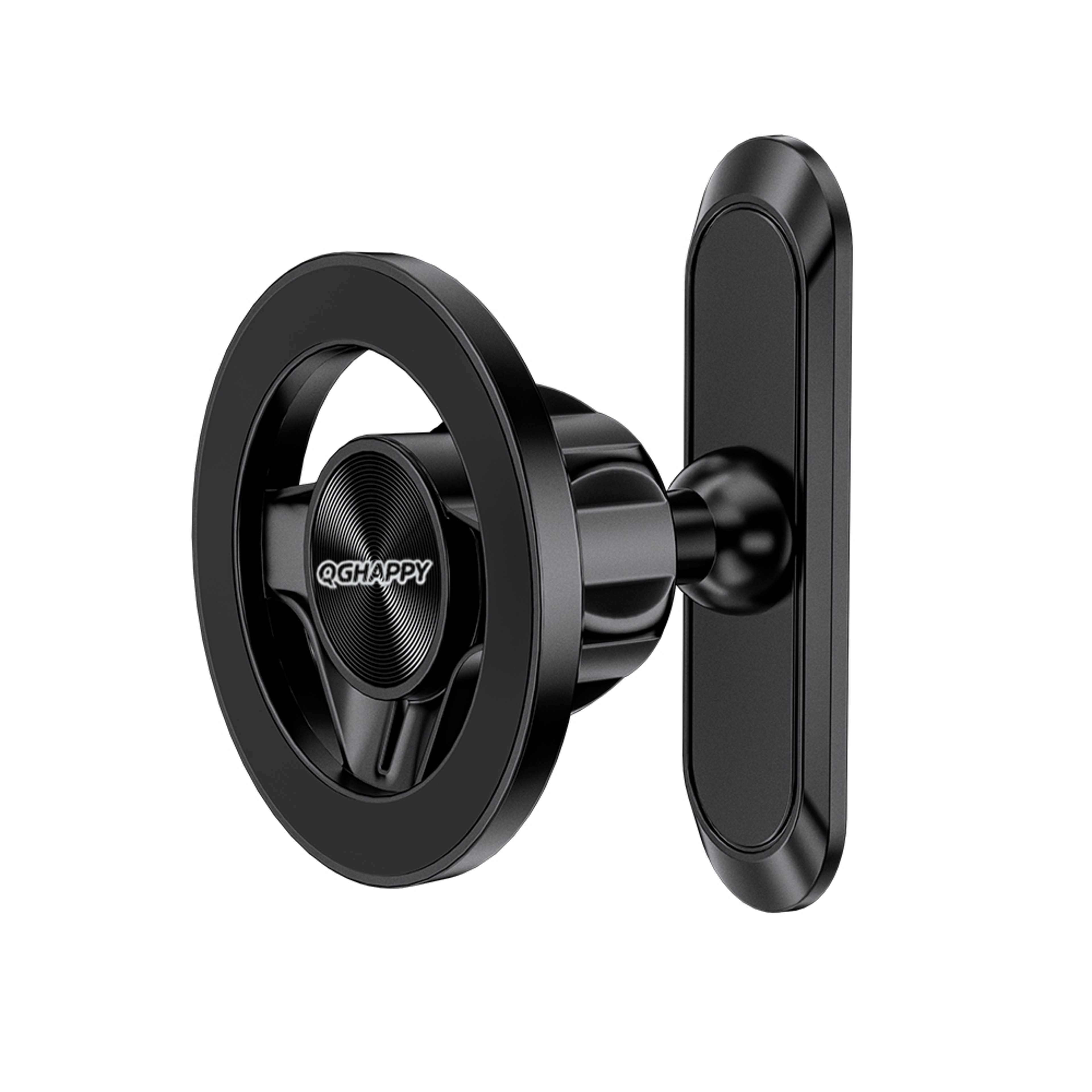 Dual Magnetic Car Phone Holder Adjustable MagSafe Metal Mount 0