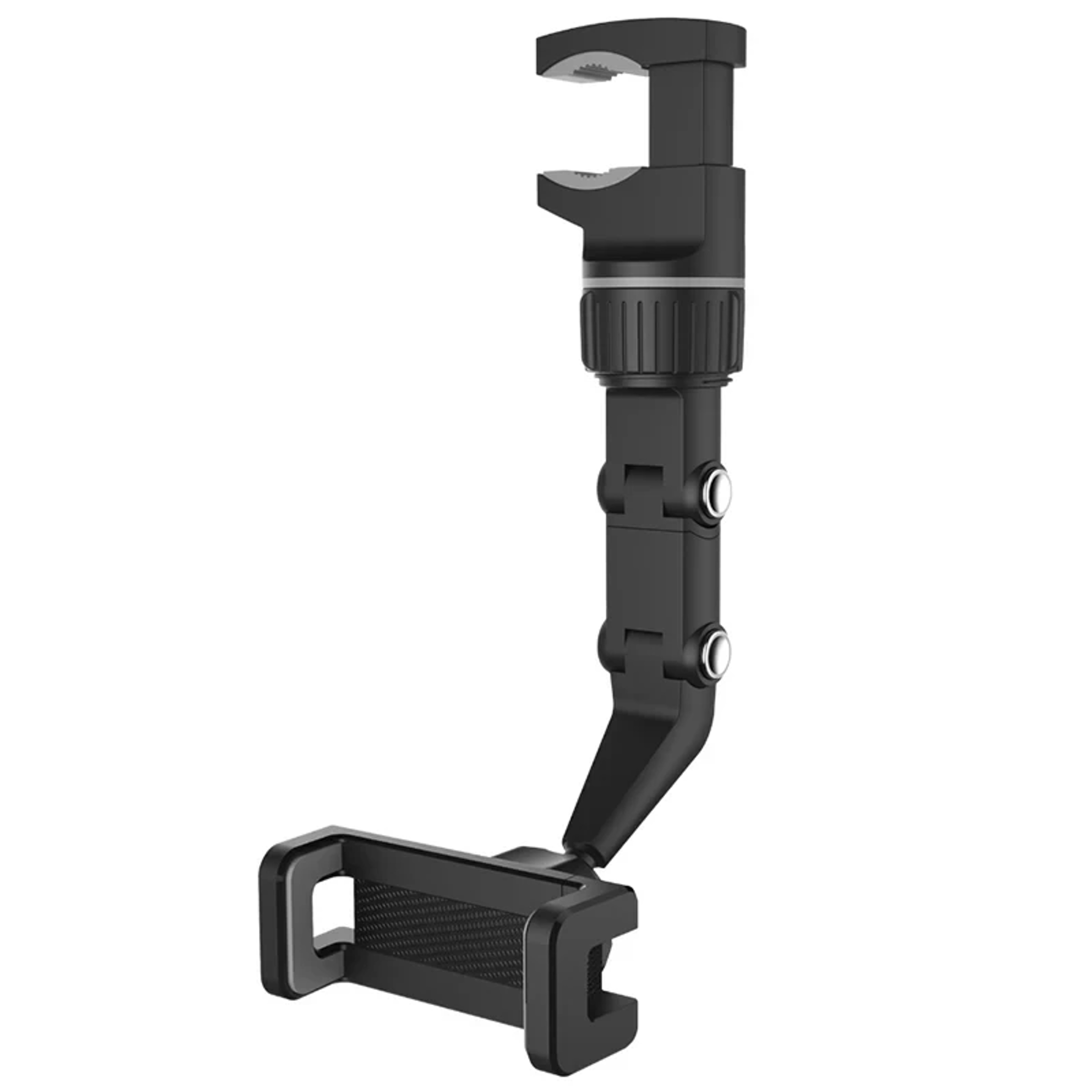 Rotating Rearview Mirror Phone Holder Universal Car GPS Mount – view 7