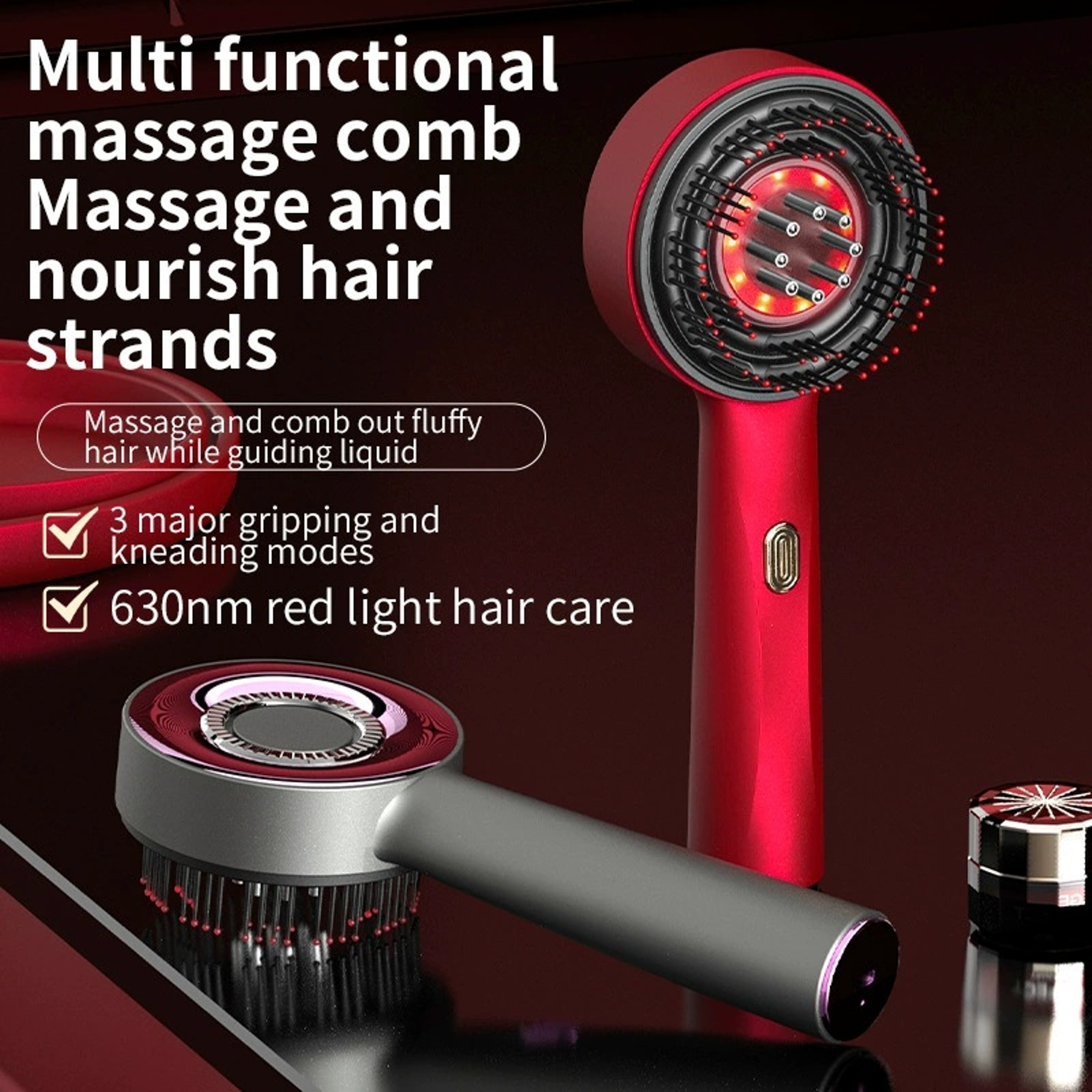 Scalp Massaging Brush Hair Care Massage Comb For Relaxation And Scalp Care 3