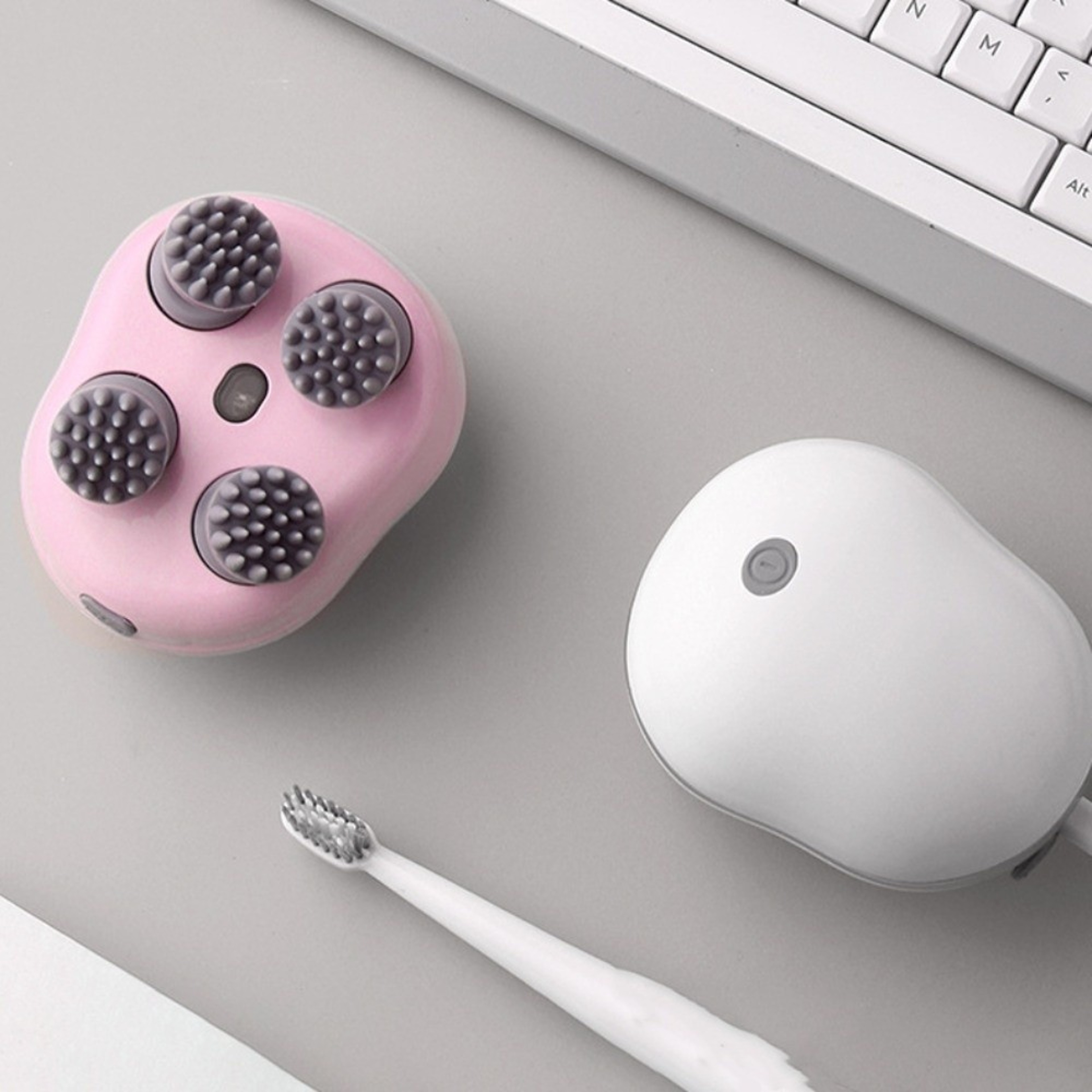 Portable Electric Scalp Massager Rechargeable Kneading Head Massager For Relaxation 5