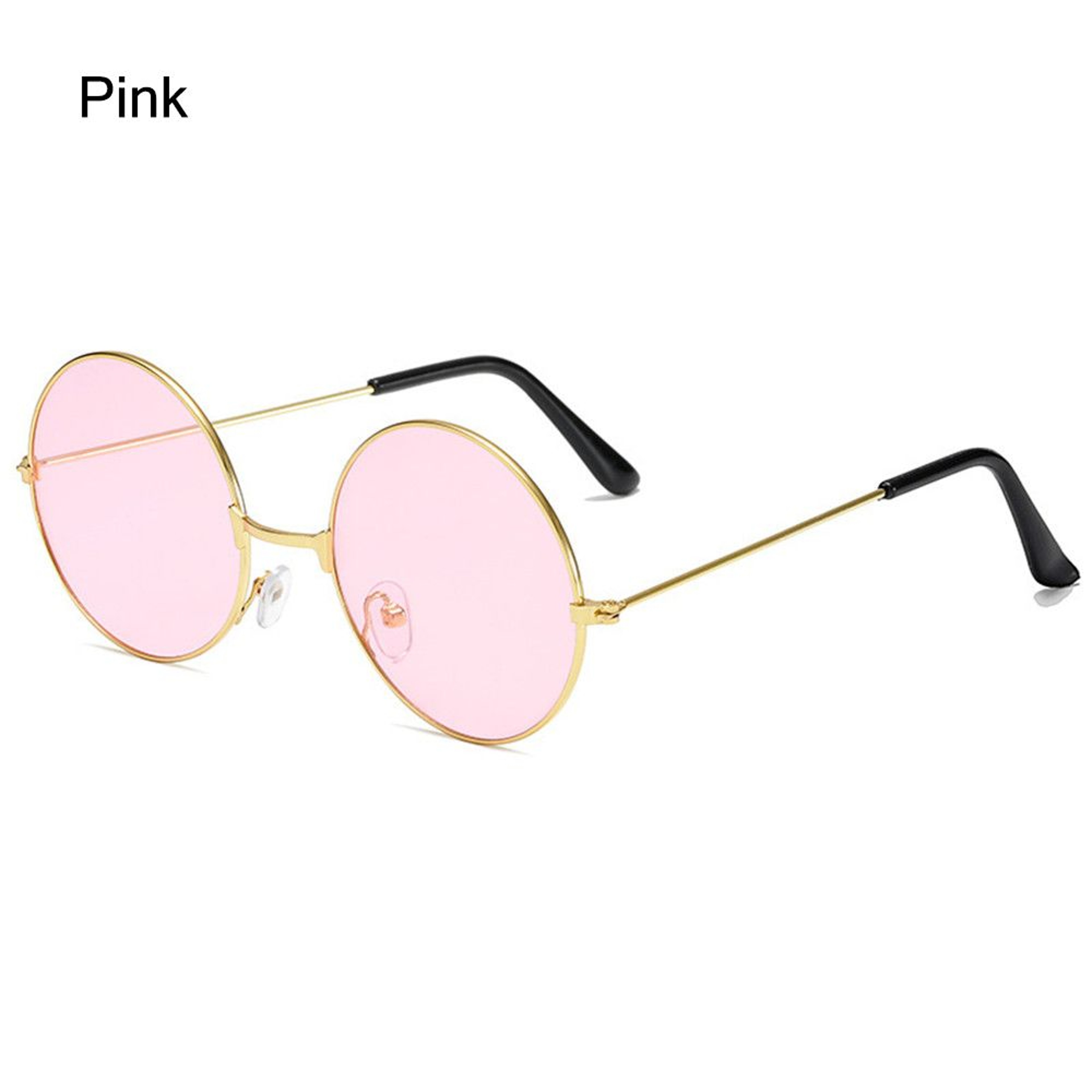 Vintage Round Sunglasses Unisex Metal Frame Mirrored Retro Eyewear 8