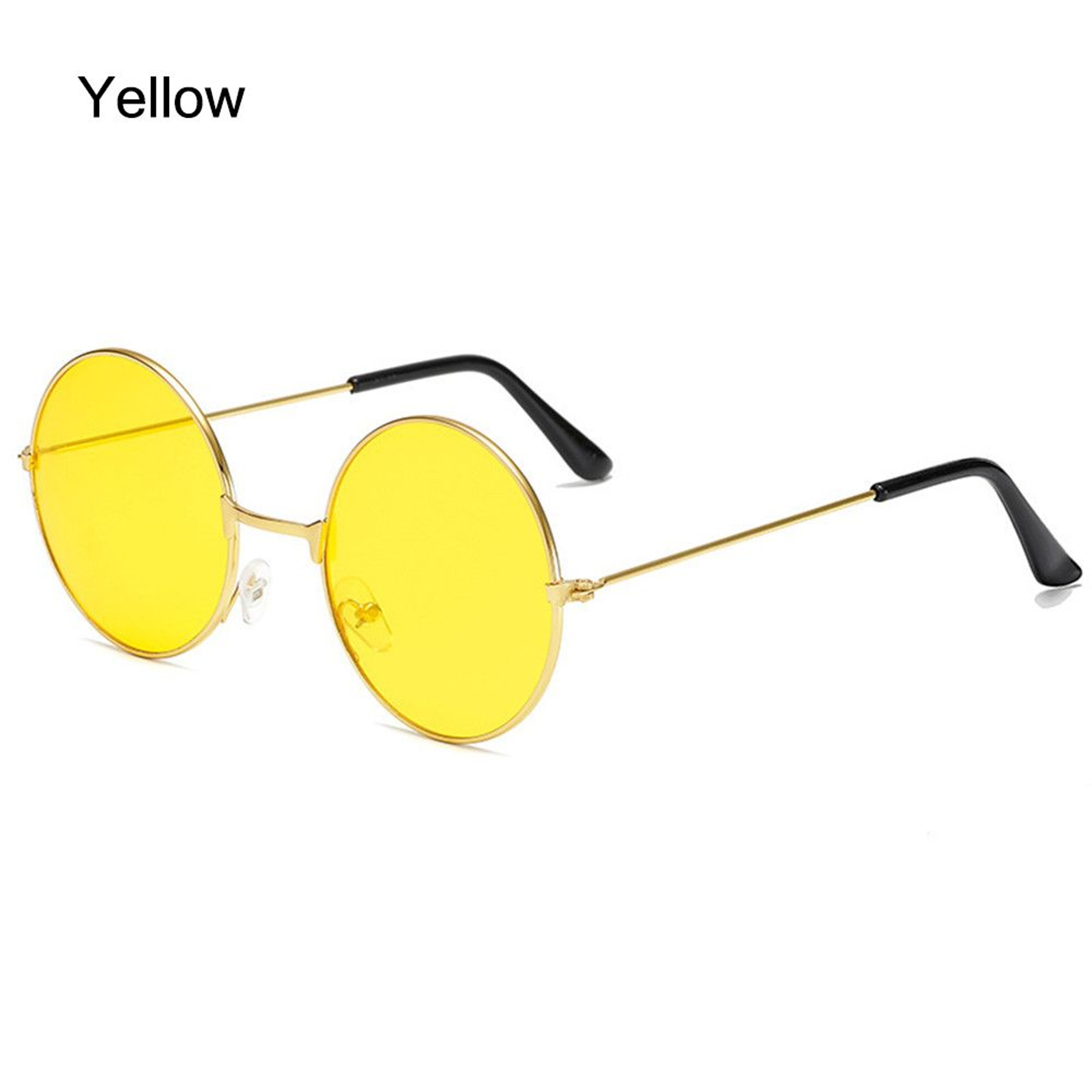 Vintage Round Sunglasses Unisex Metal Frame Mirrored Retro Eyewear 9