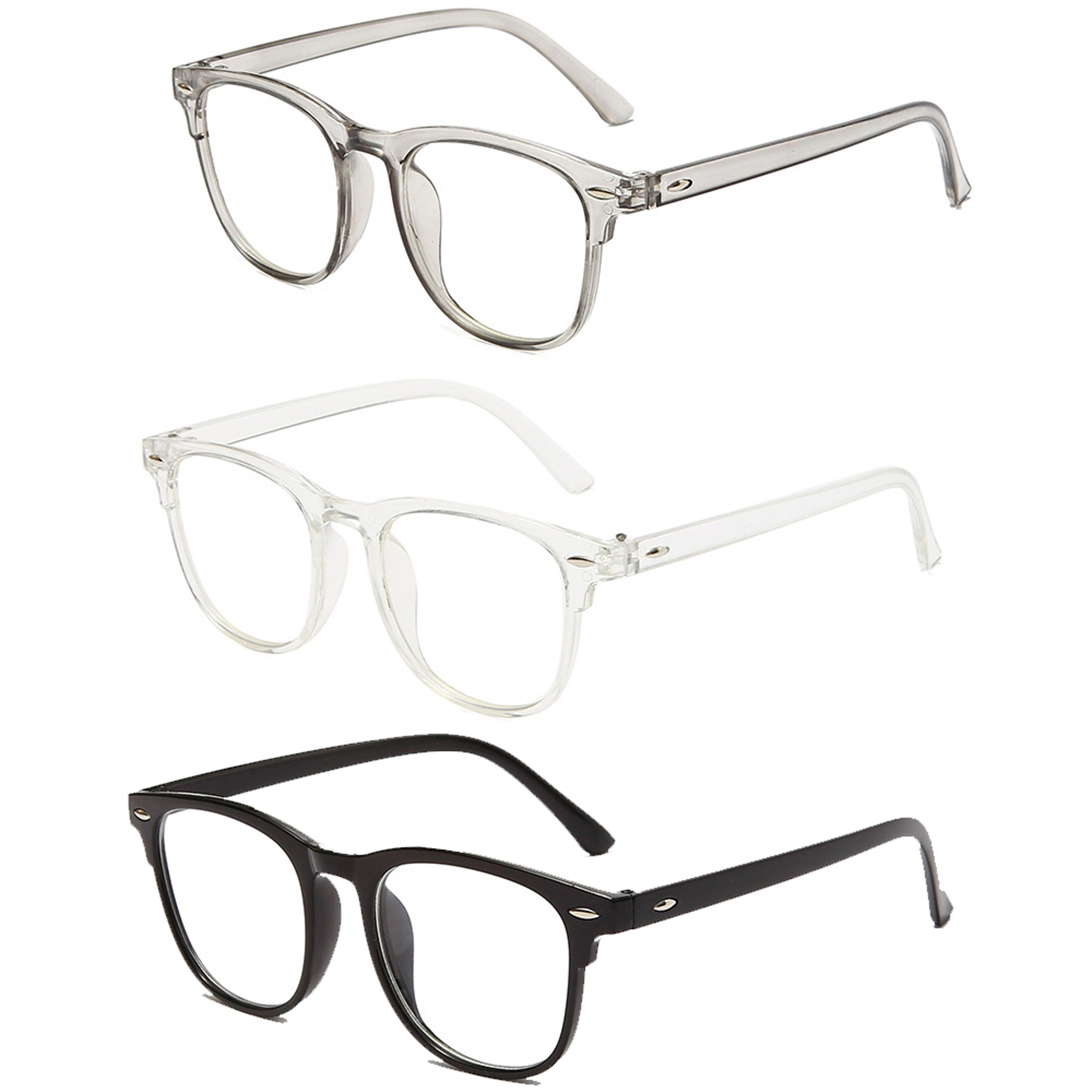 Blue Light Blocking Glasses Transparent Round Computer Glasses For Women And Men 0