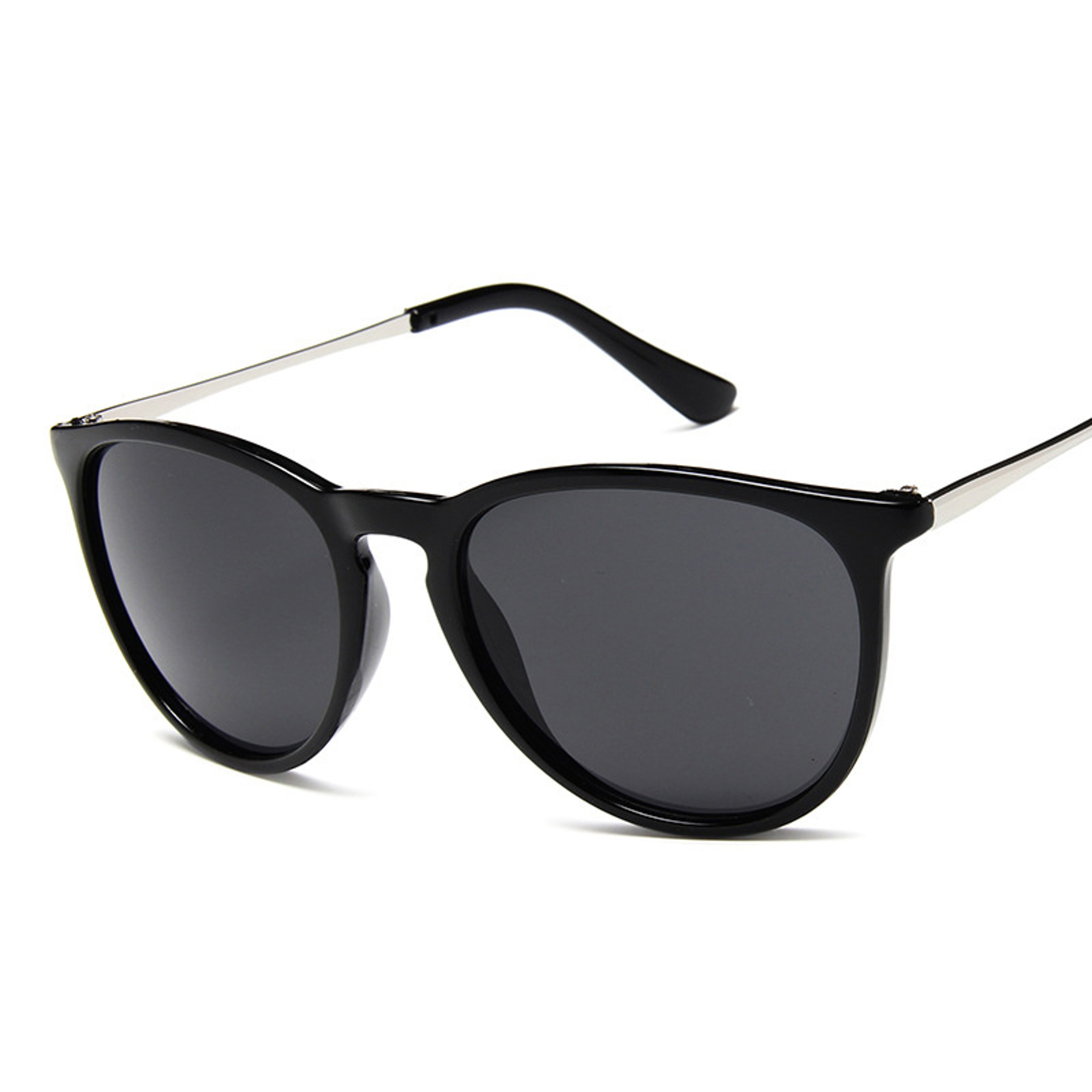Retro Round Cat Eye Sunglasses For Men Vintage Driving Fashion Shades 2