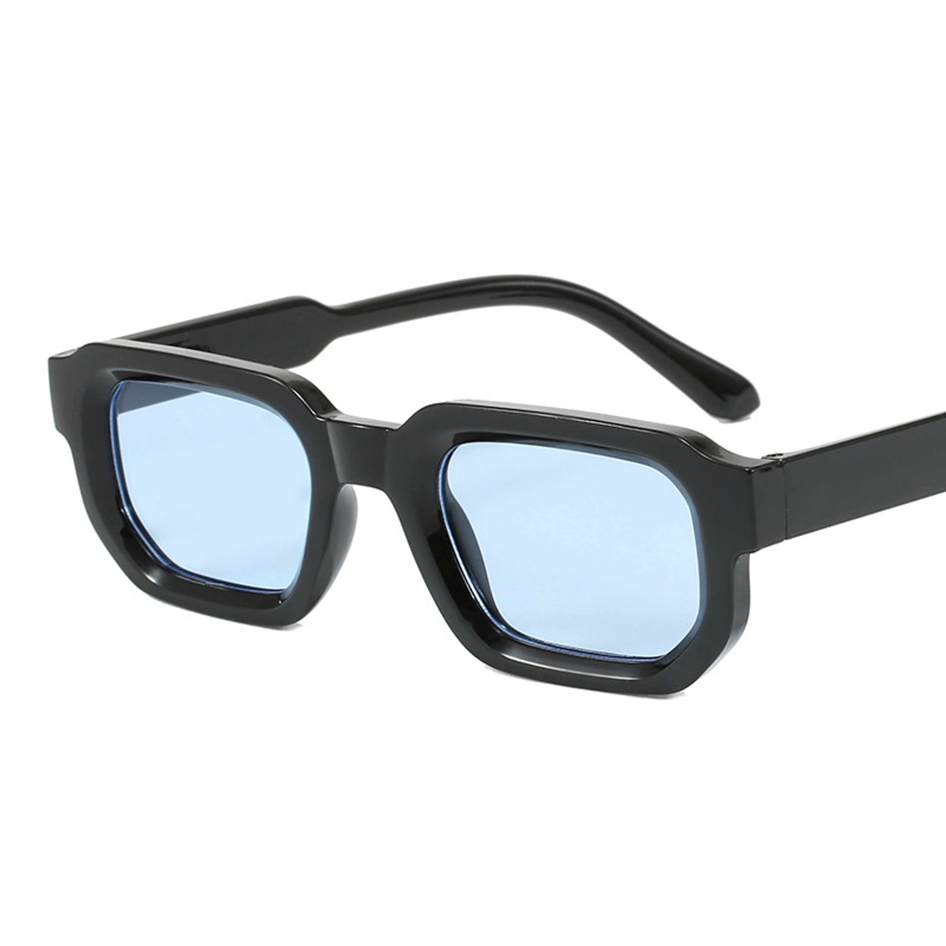 Vintage Rectangle Sunglasses Retro Unisex Fashion Shades 2