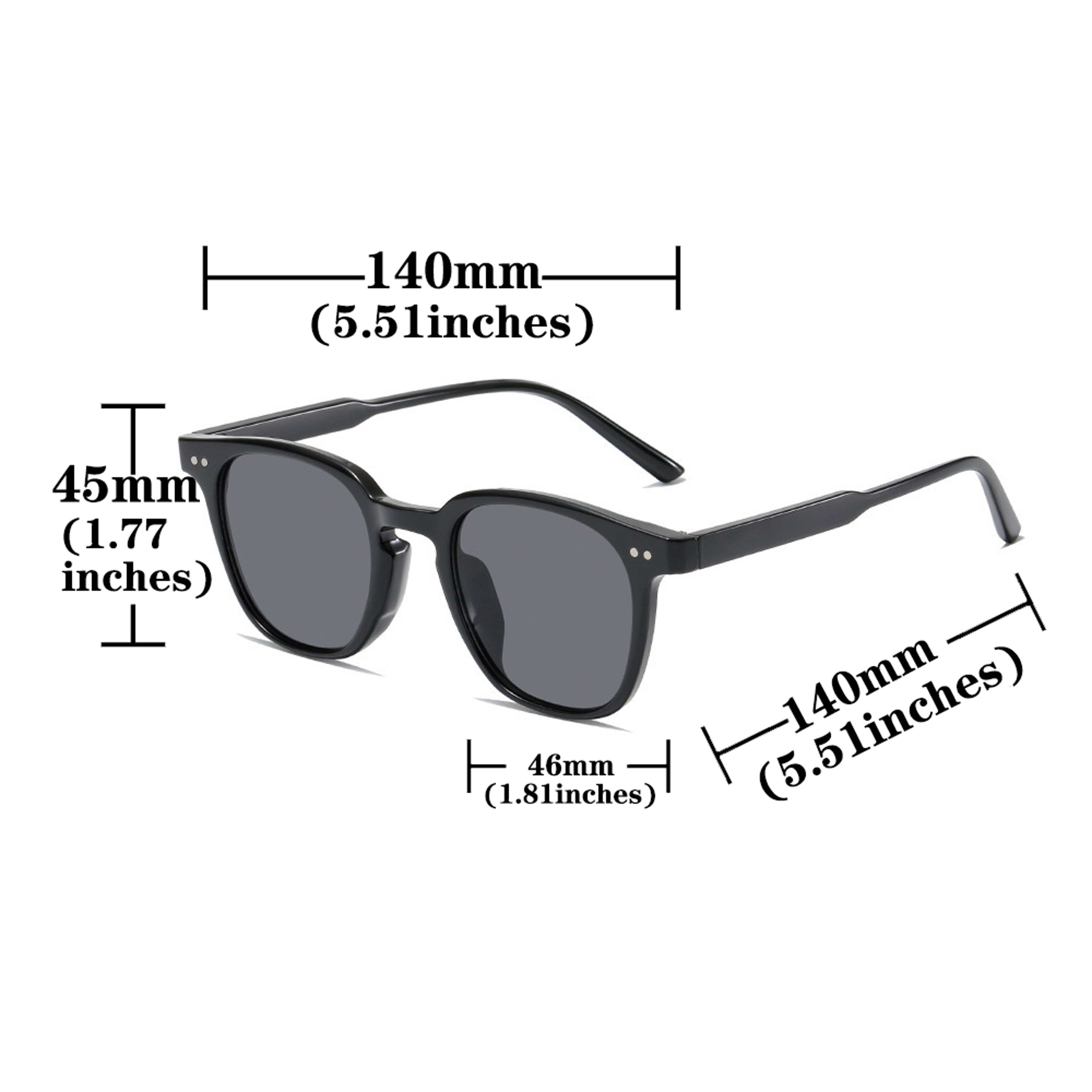 Vintage Small Square Sunglasses Retro Unisex Fashion Eyewear 4