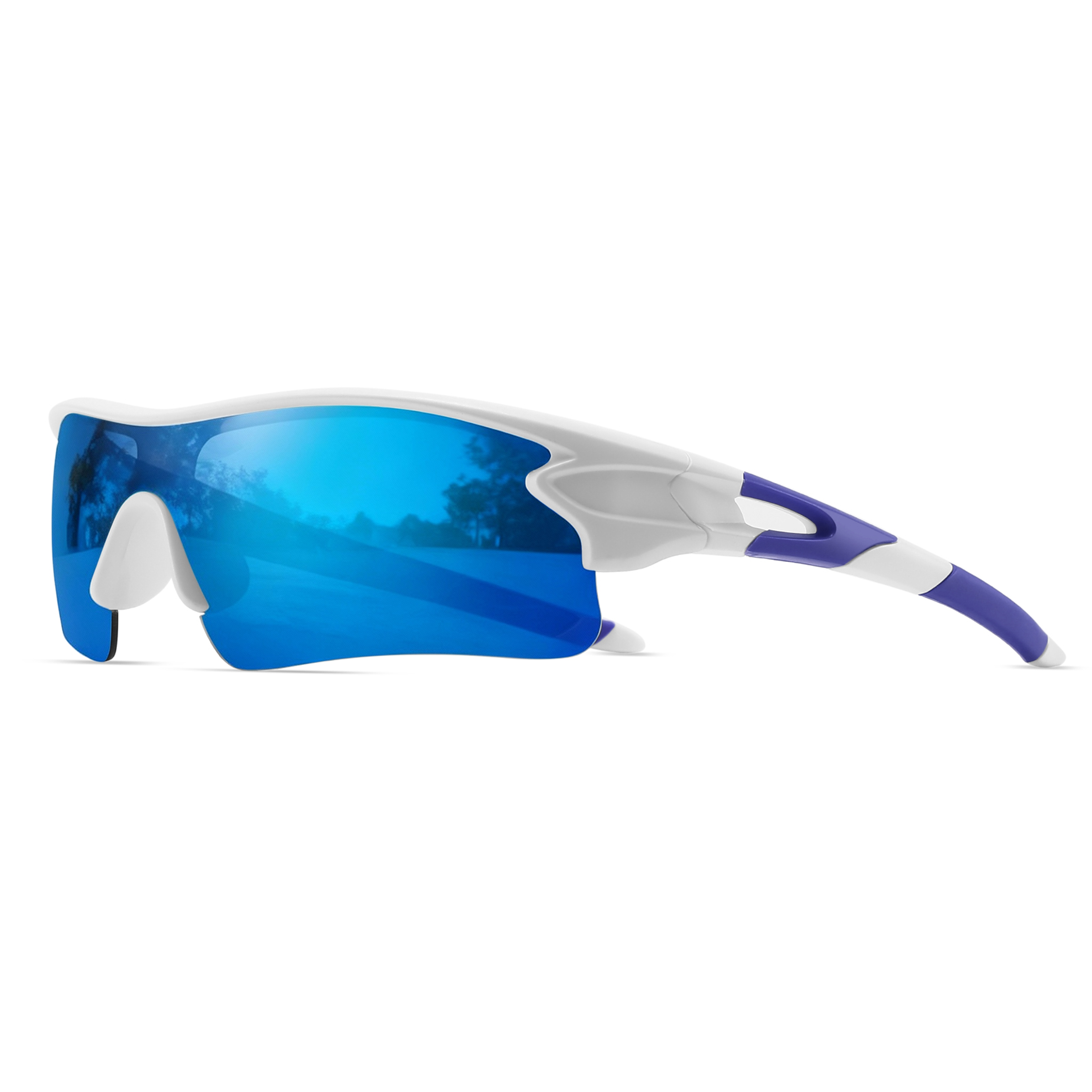 Colorful Wraparound Sports Sunglasses For Cycling Running And Outdoor Activities 6