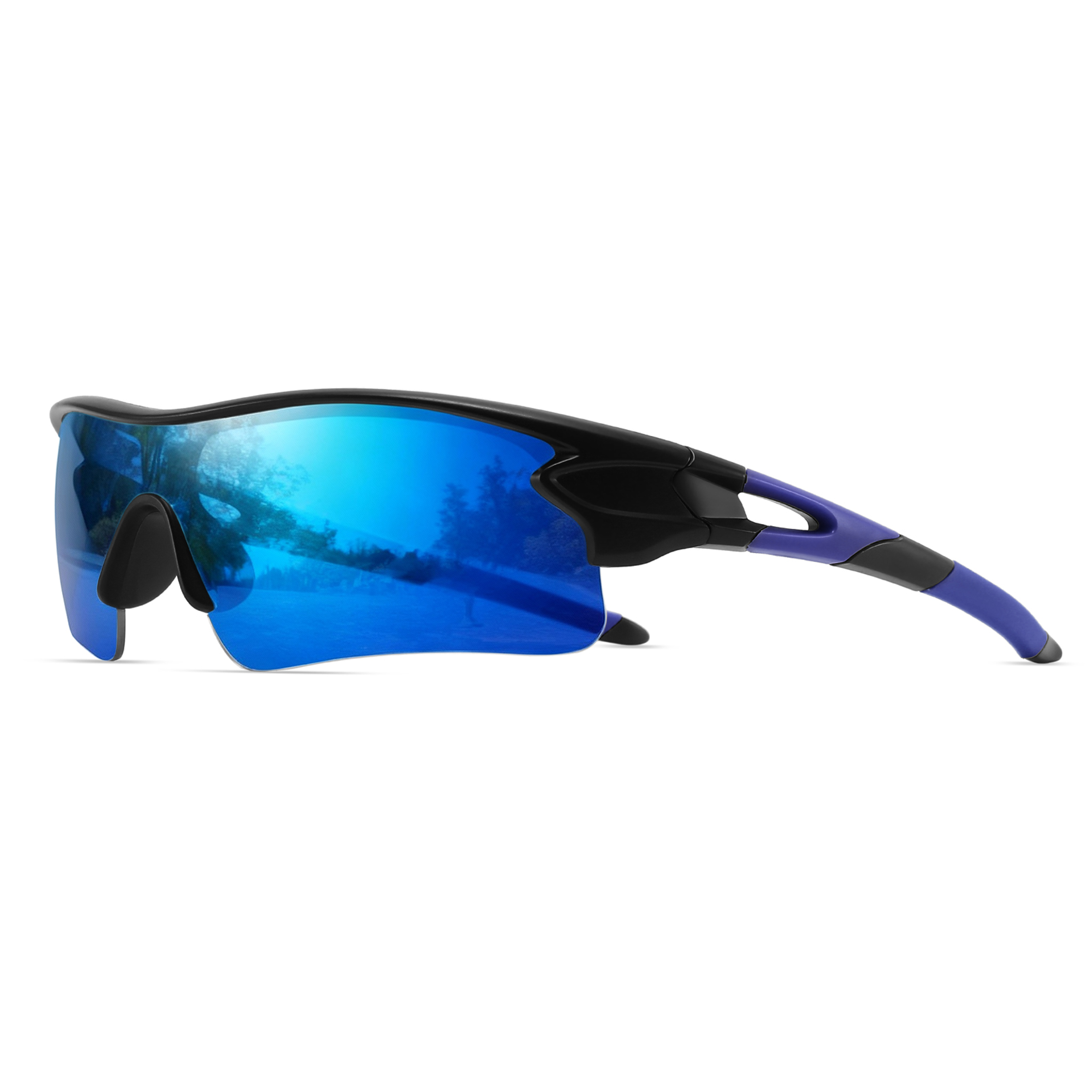 Colorful Wraparound Sports Sunglasses For Cycling Running And Outdoor Activities 8