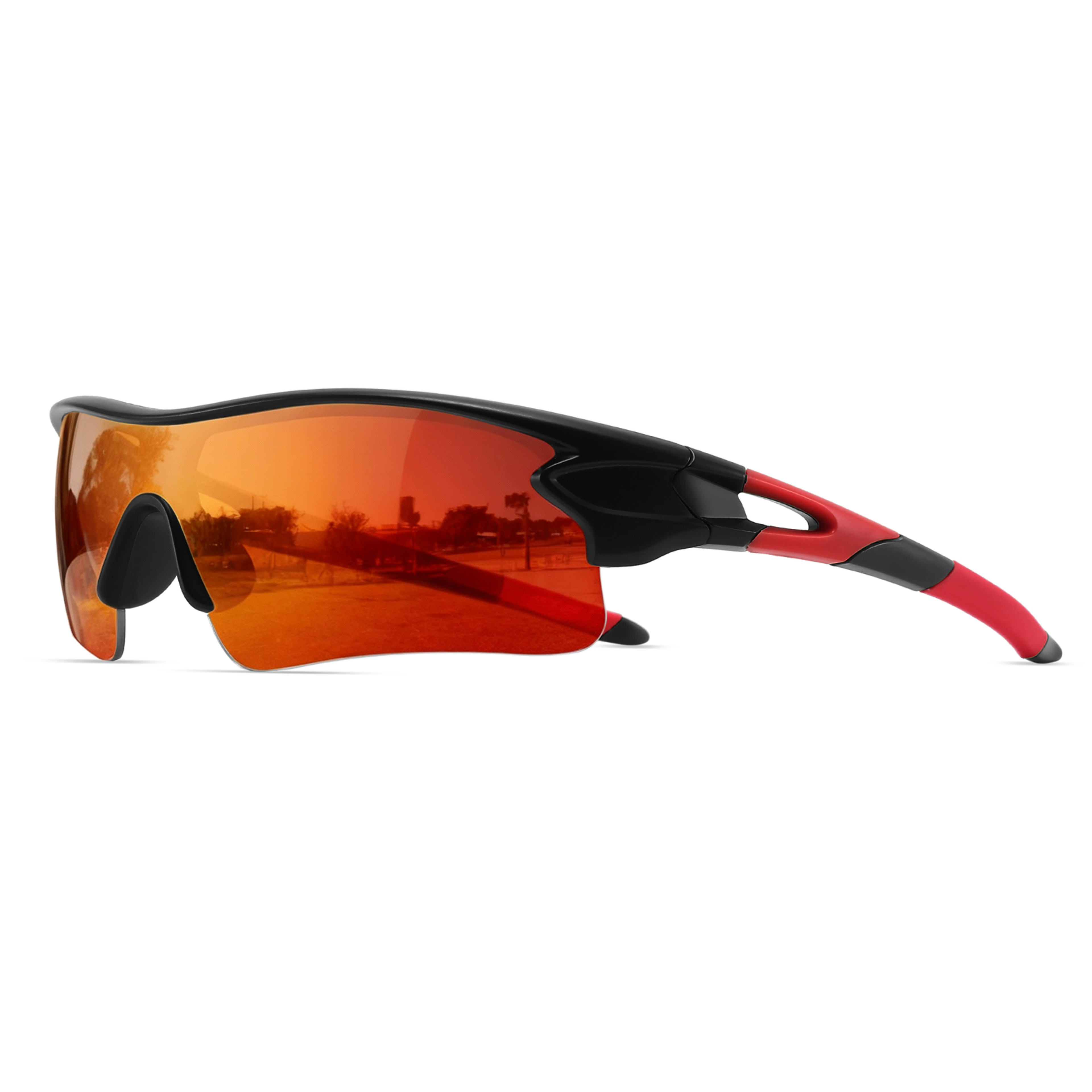 Colorful Wraparound Sports Sunglasses For Cycling Running And Outdoor Activities 9