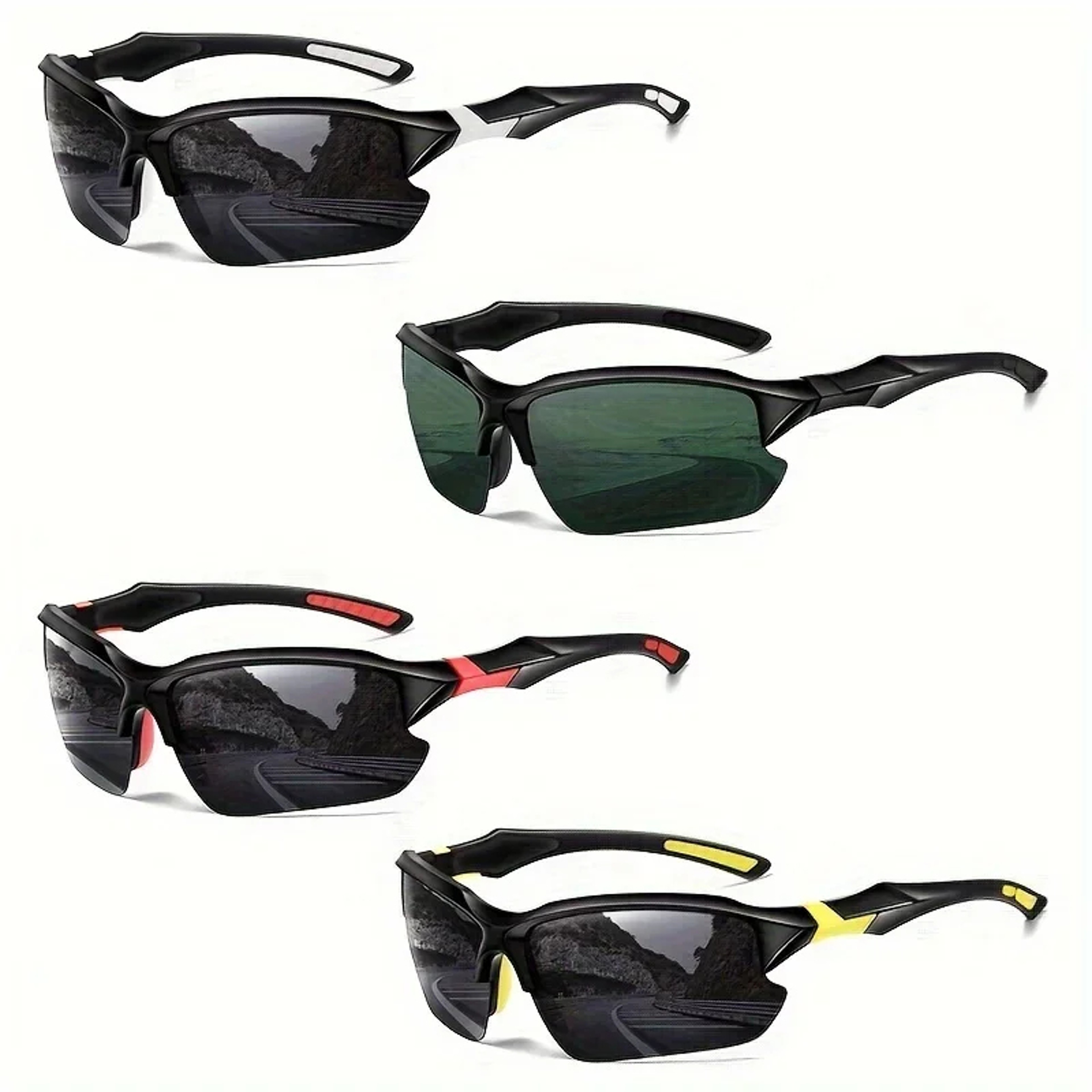 Polarized Sports Sunglasses Windproof Outdoor Eyewear For Fishing Running Driving And Golf 0