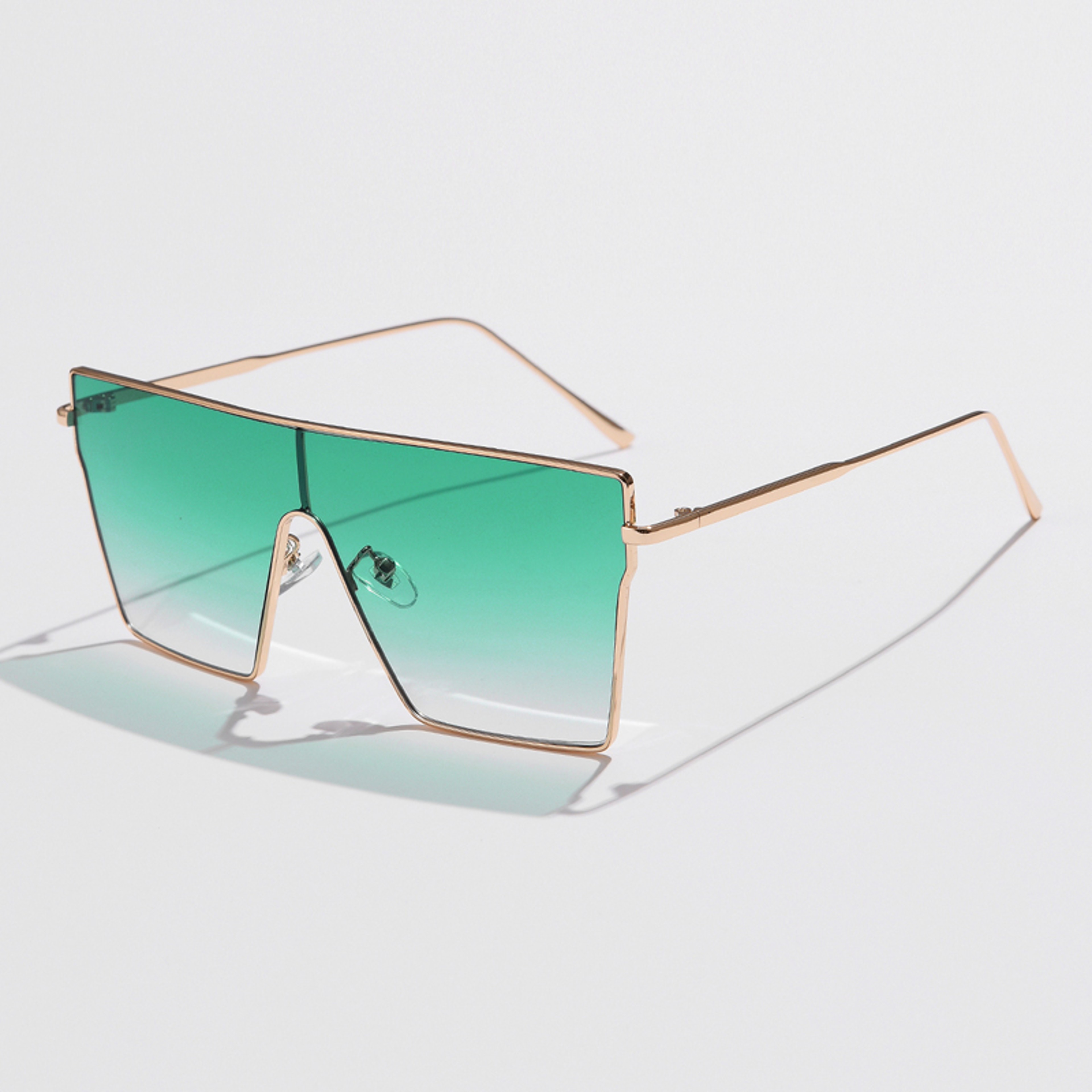 Vintage Steampunk Oversized Gradient Lens Sunglasses For Women 1